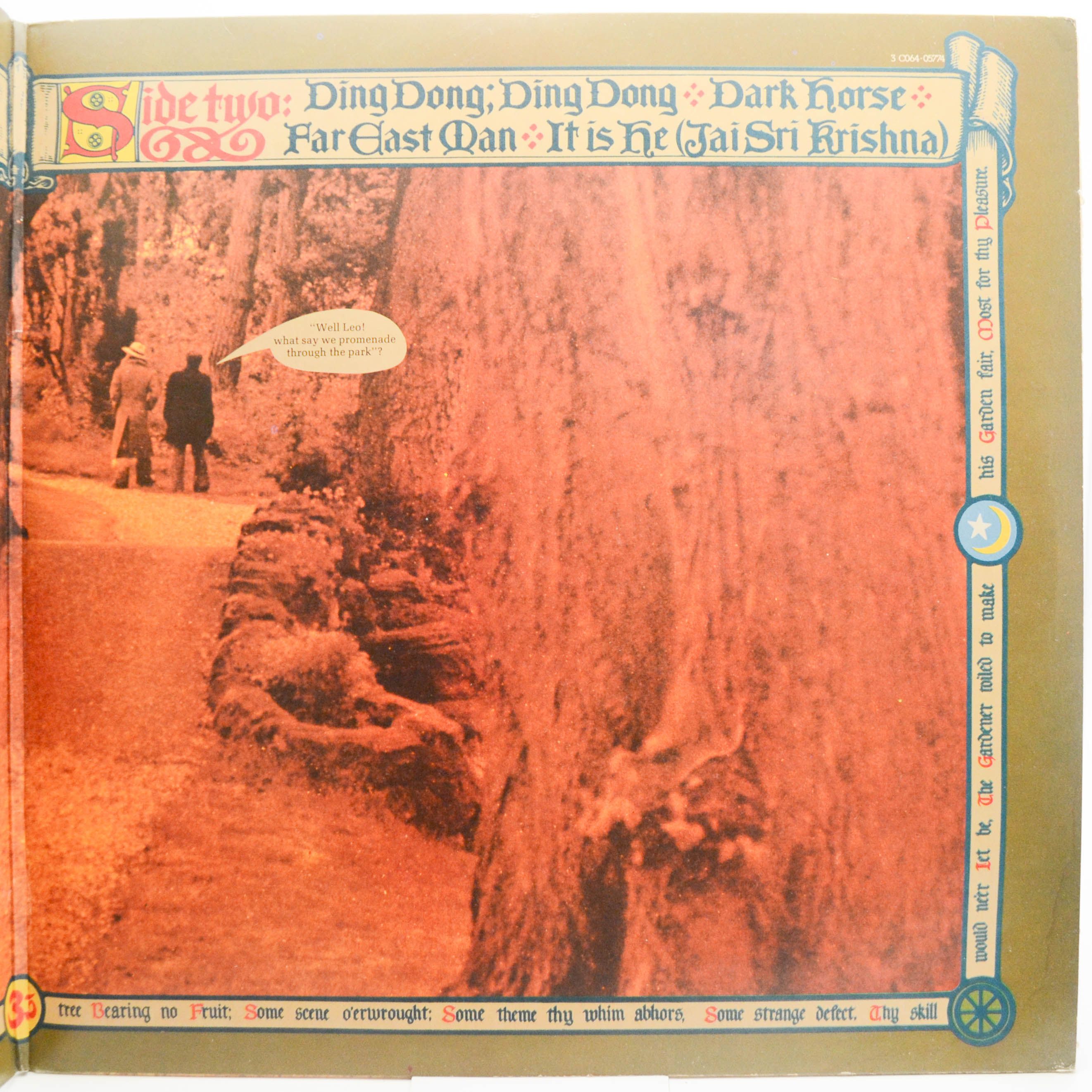 Виниловая пластинка George Harrison — Dark Horse, 1974