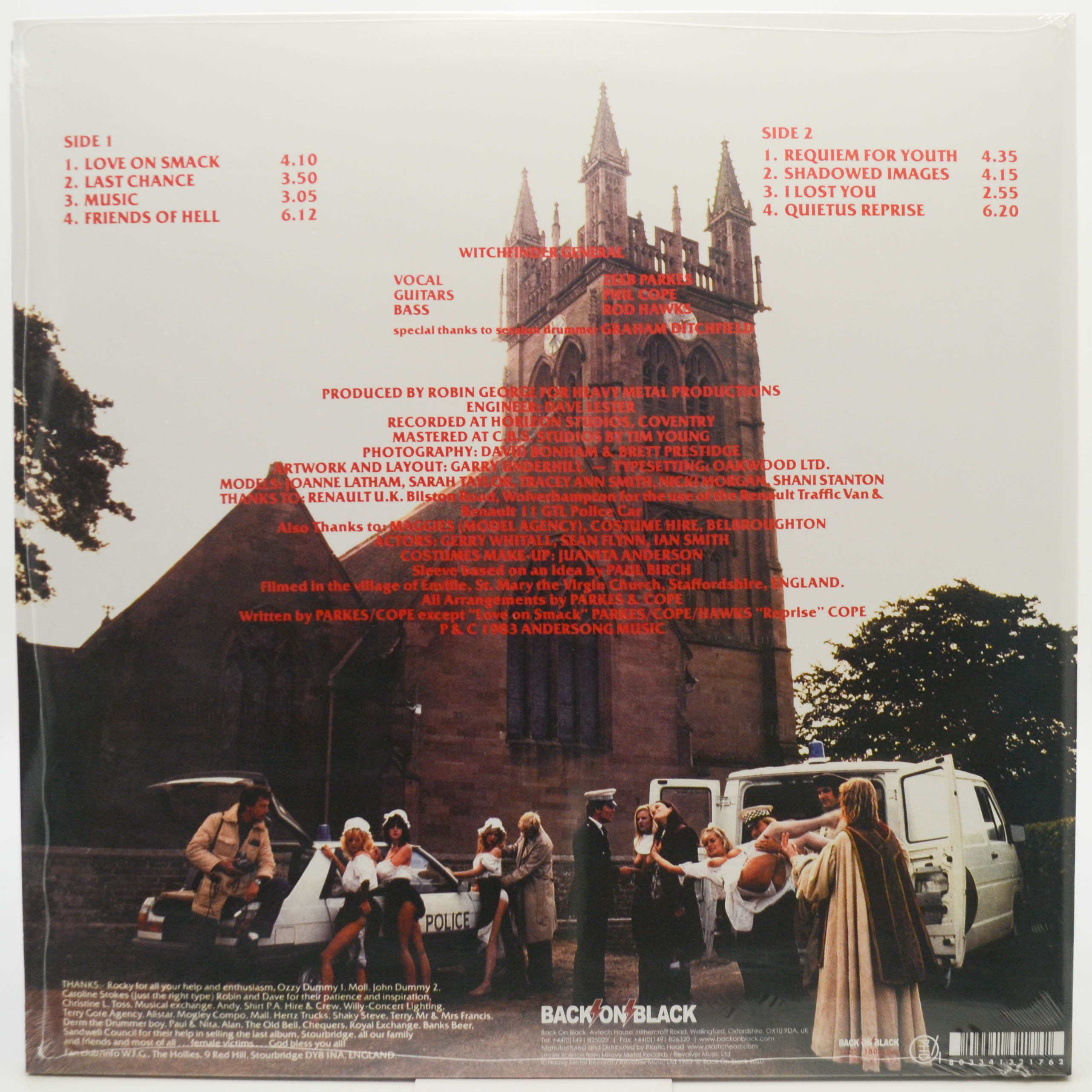 Виниловая пластинка Witchfinder General — Friends Of Hell (UK), 1983