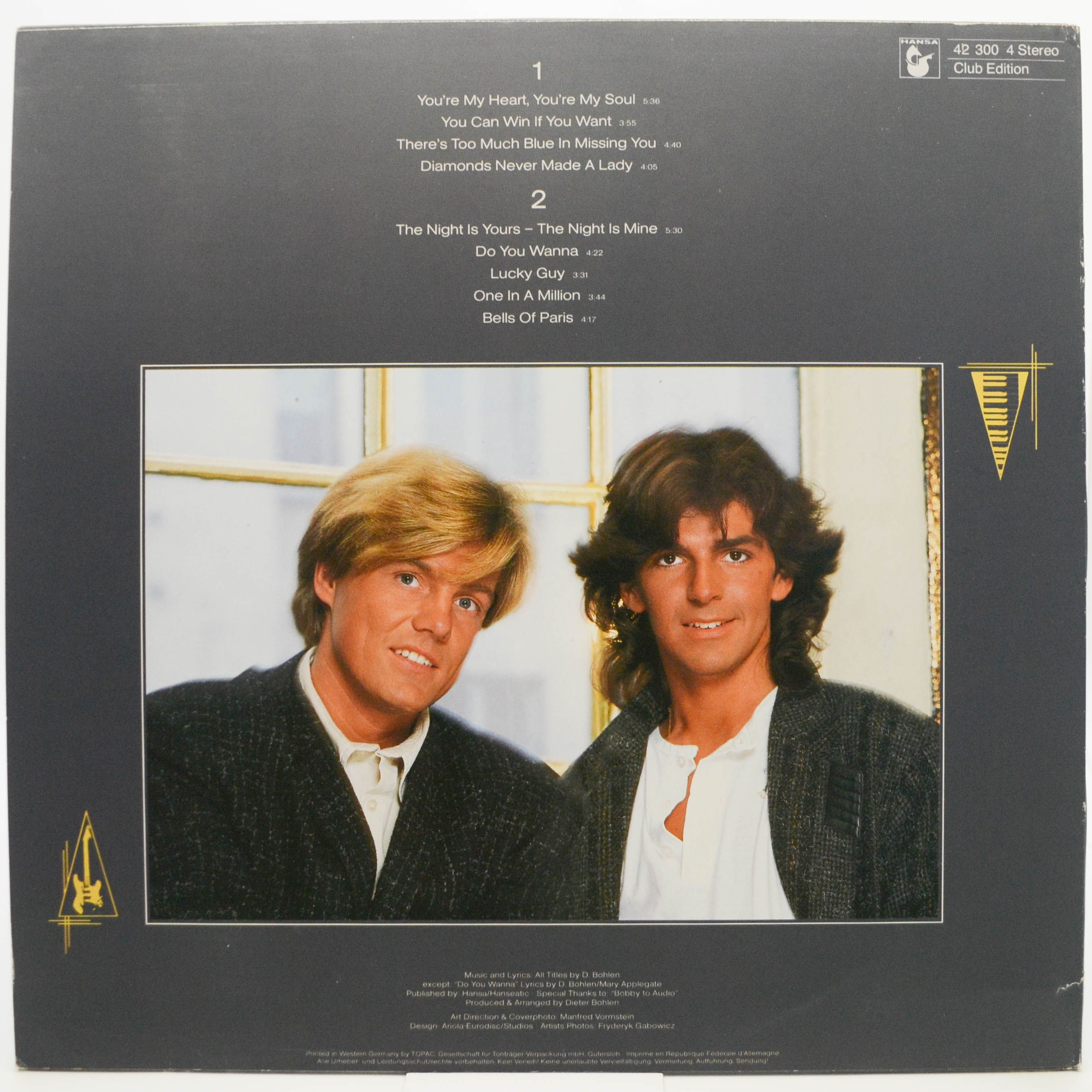 Виниловая пластинка Modern Talking — The 1st Album, 1985