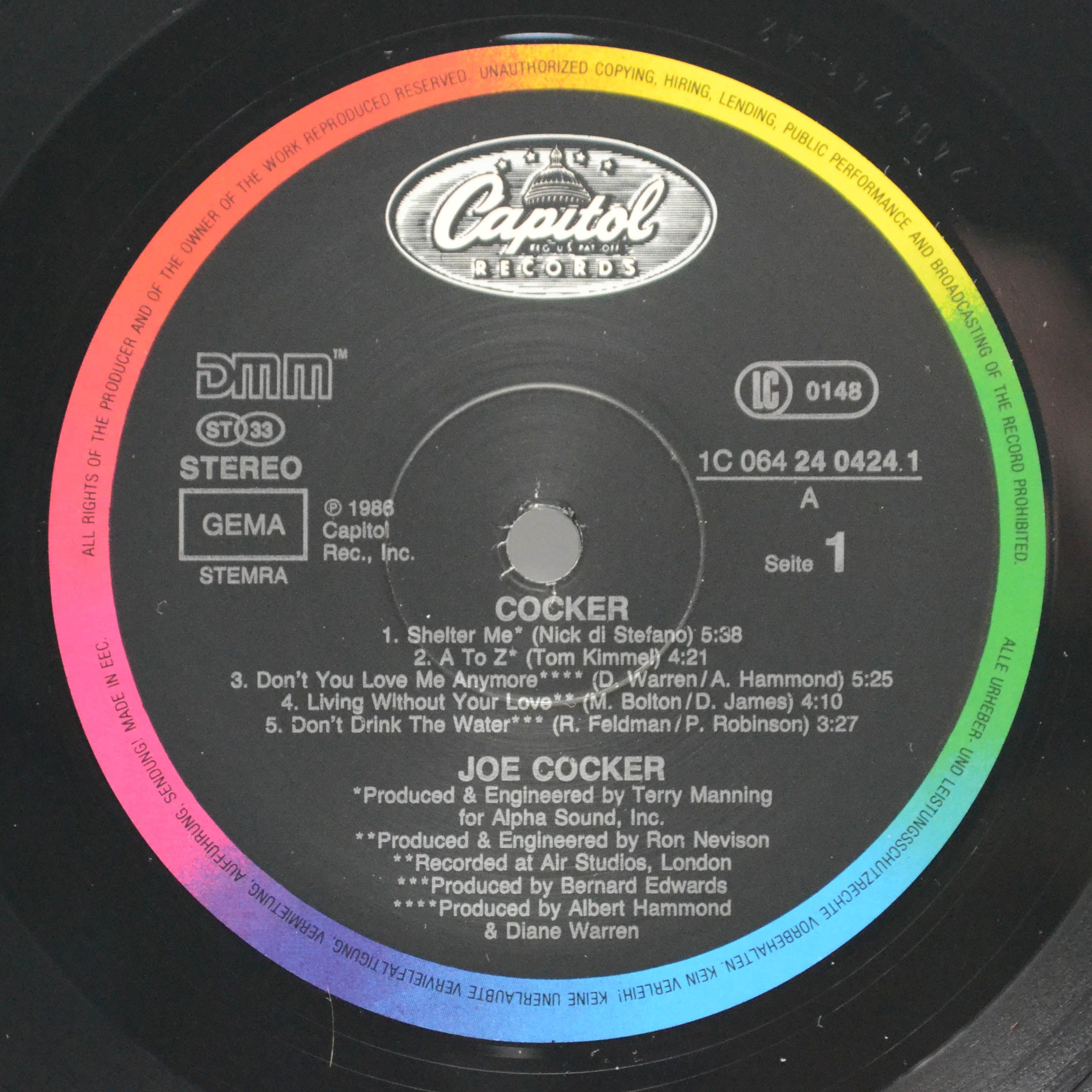 Joe Cocker — Cocker, 1986