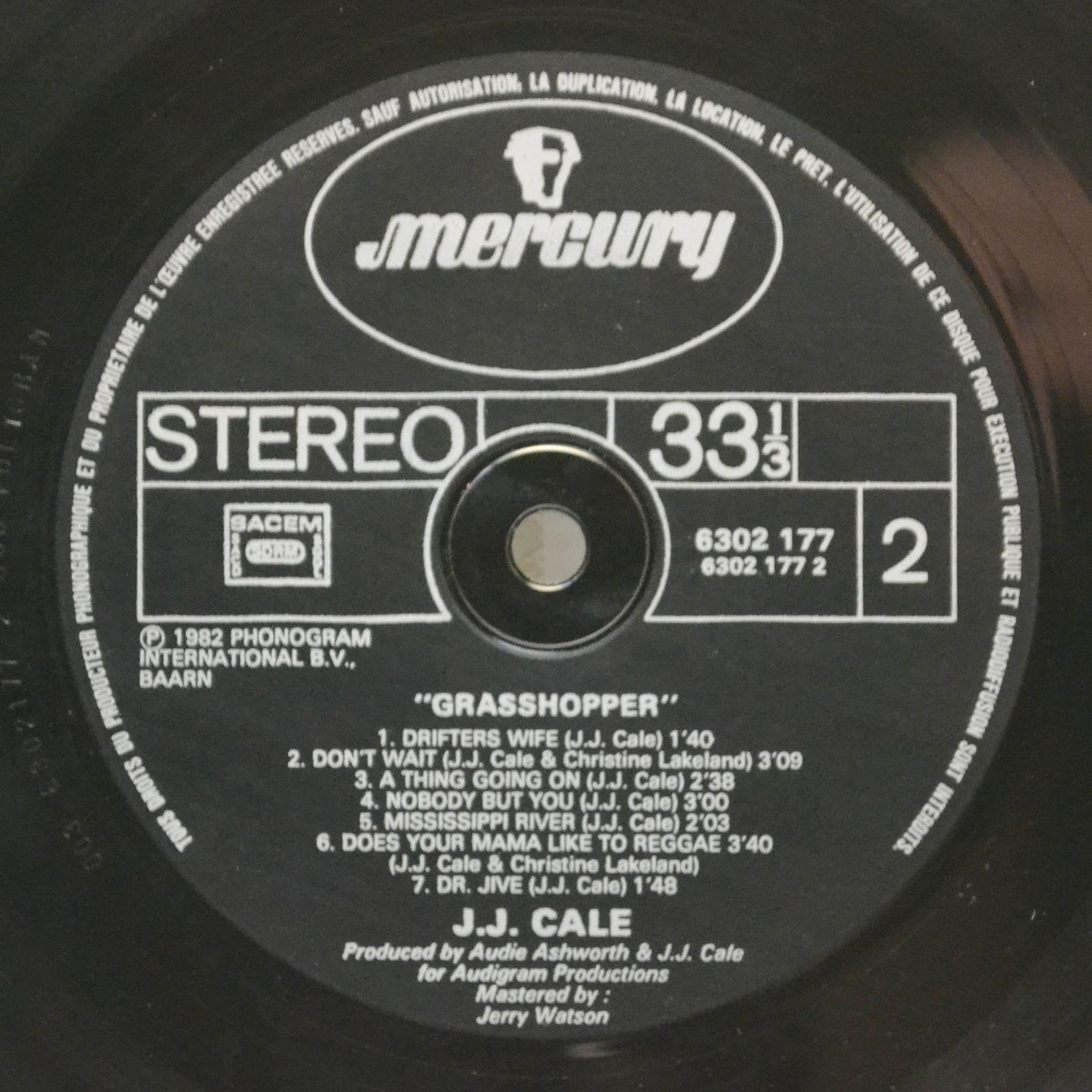 J.J. Cale — Grasshopper, 1982