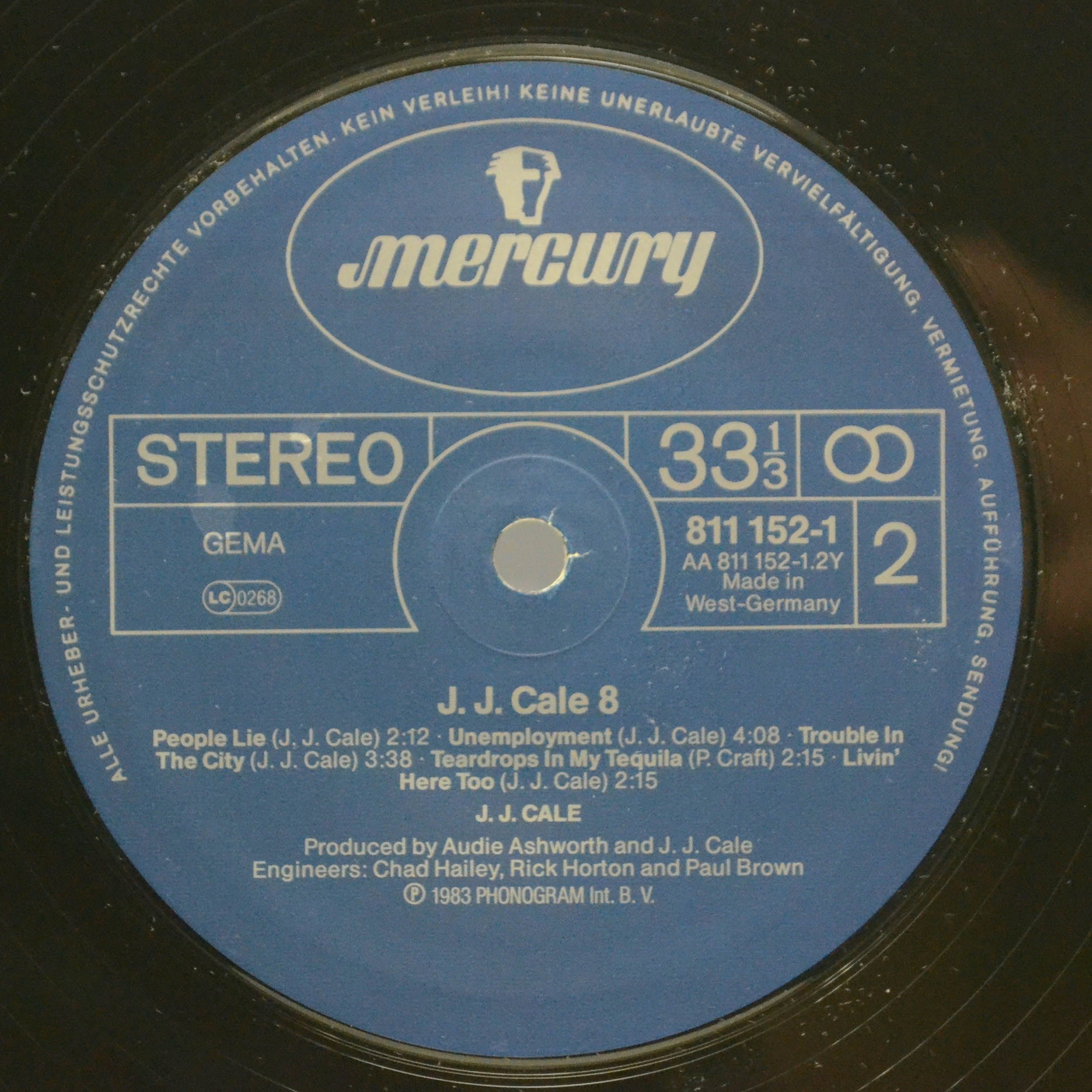 J.J. Cale — #8, 1983