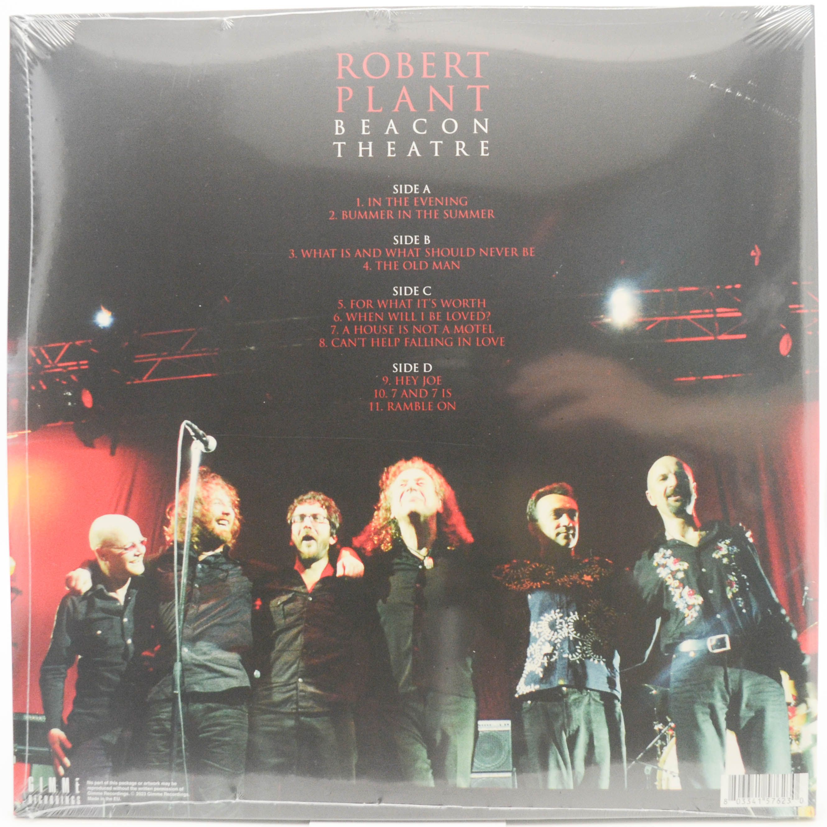 Виниловая пластинка Robert Plant — Beacon Theatre (2LP, UK), 2023