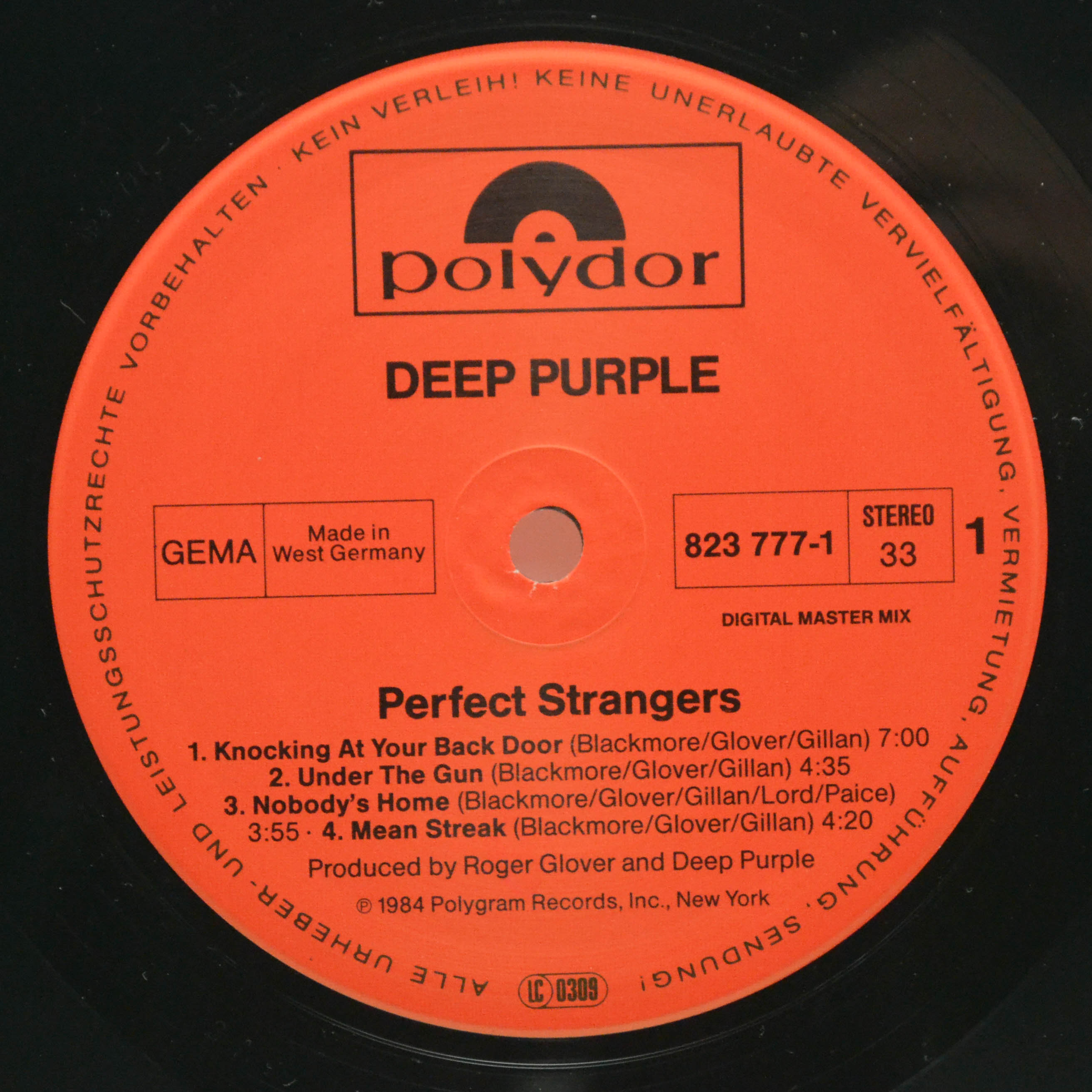 Deep Purple — Perfect Strangers, 1984