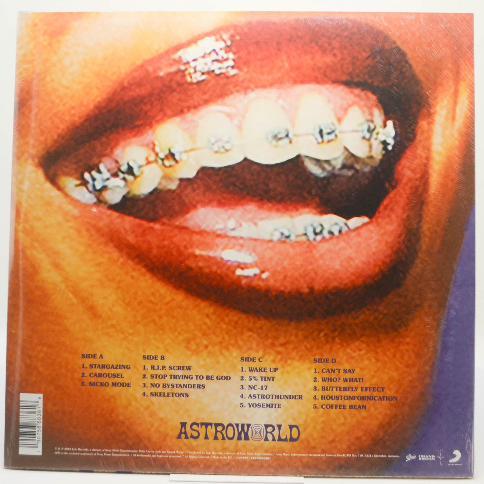 Виниловая пластинка Travis Scott — Astroworld (2LP), 2018