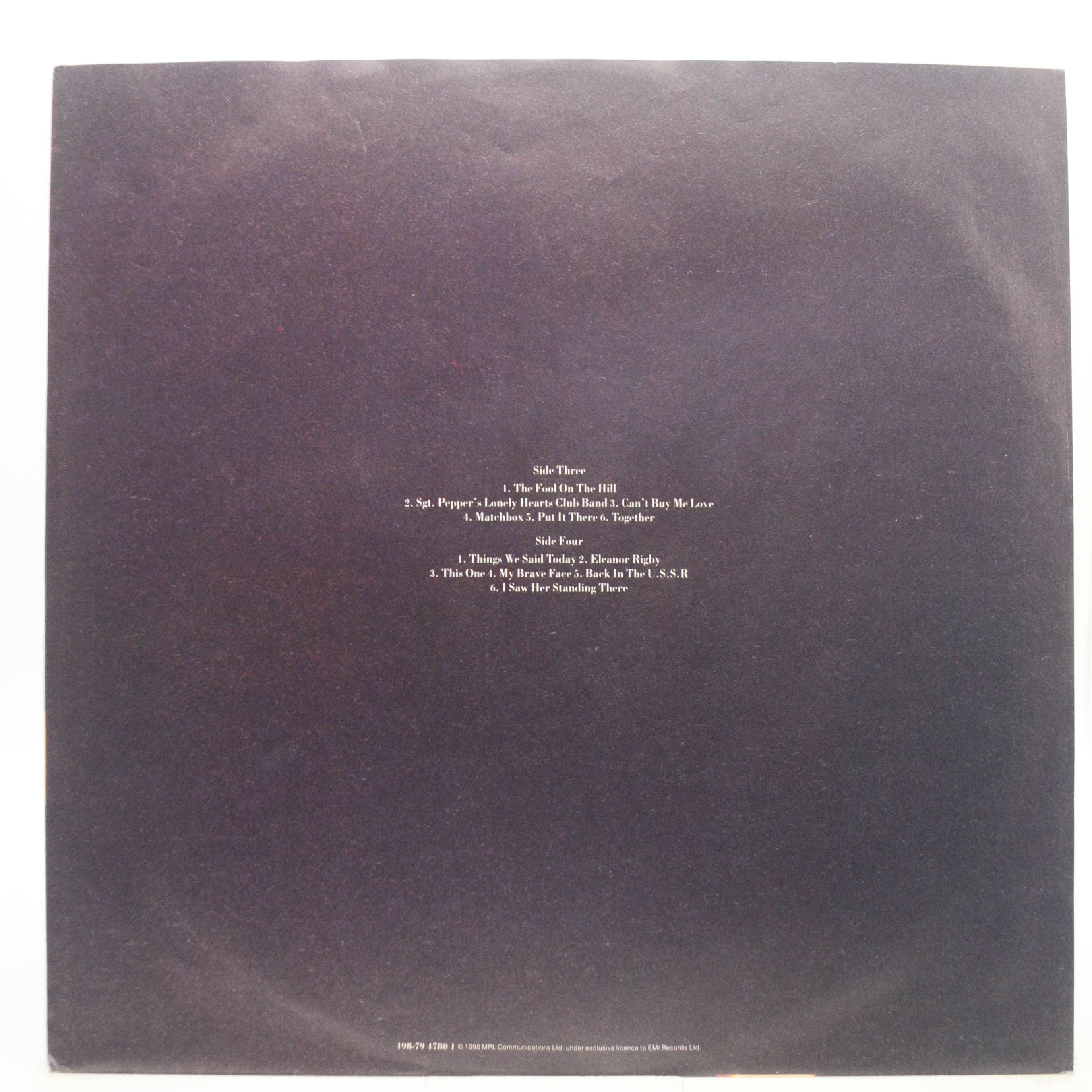 Paul McCartney — Tripping The Live Fantastic (3LP), 1990