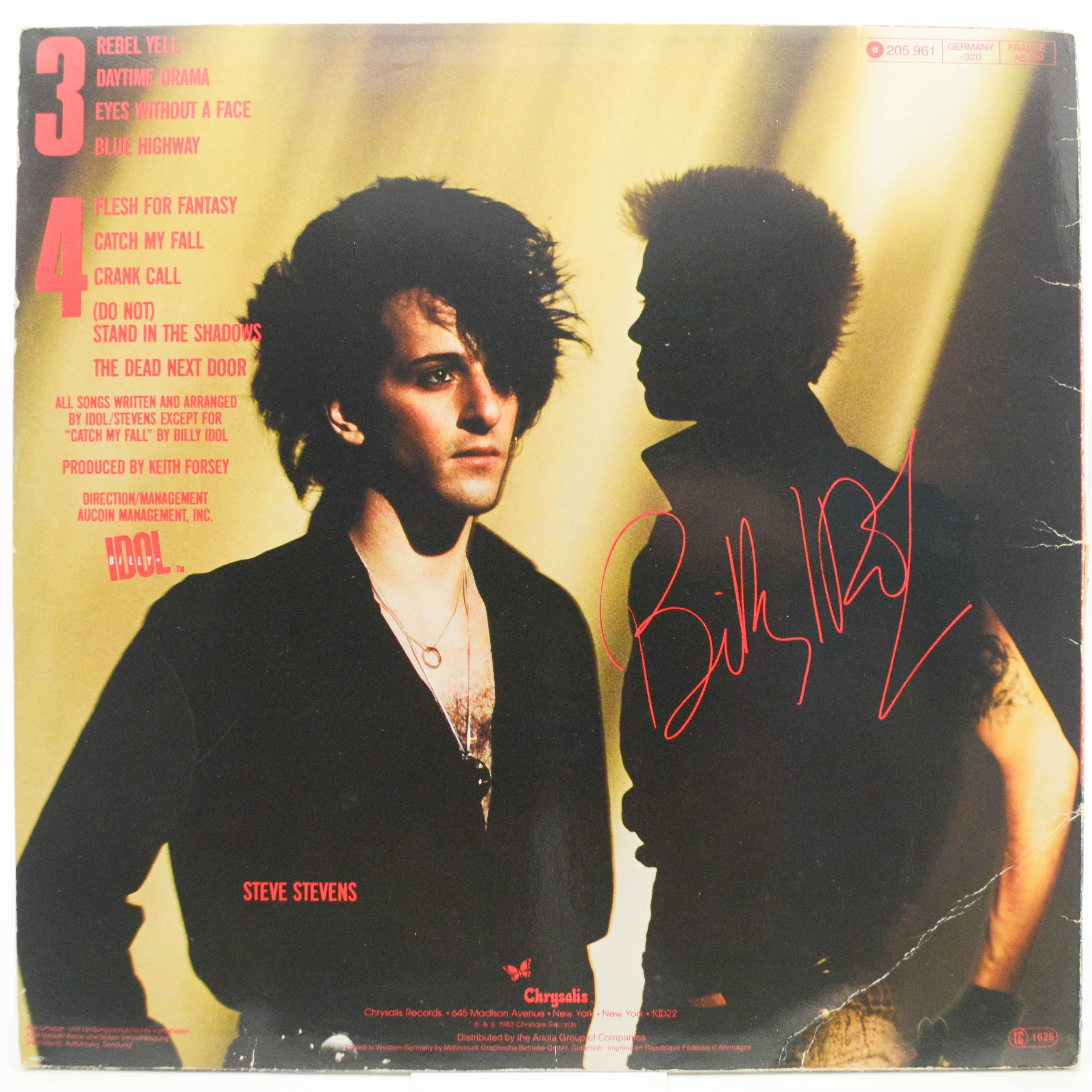 Billy Idol — Rebel Yell, 1983