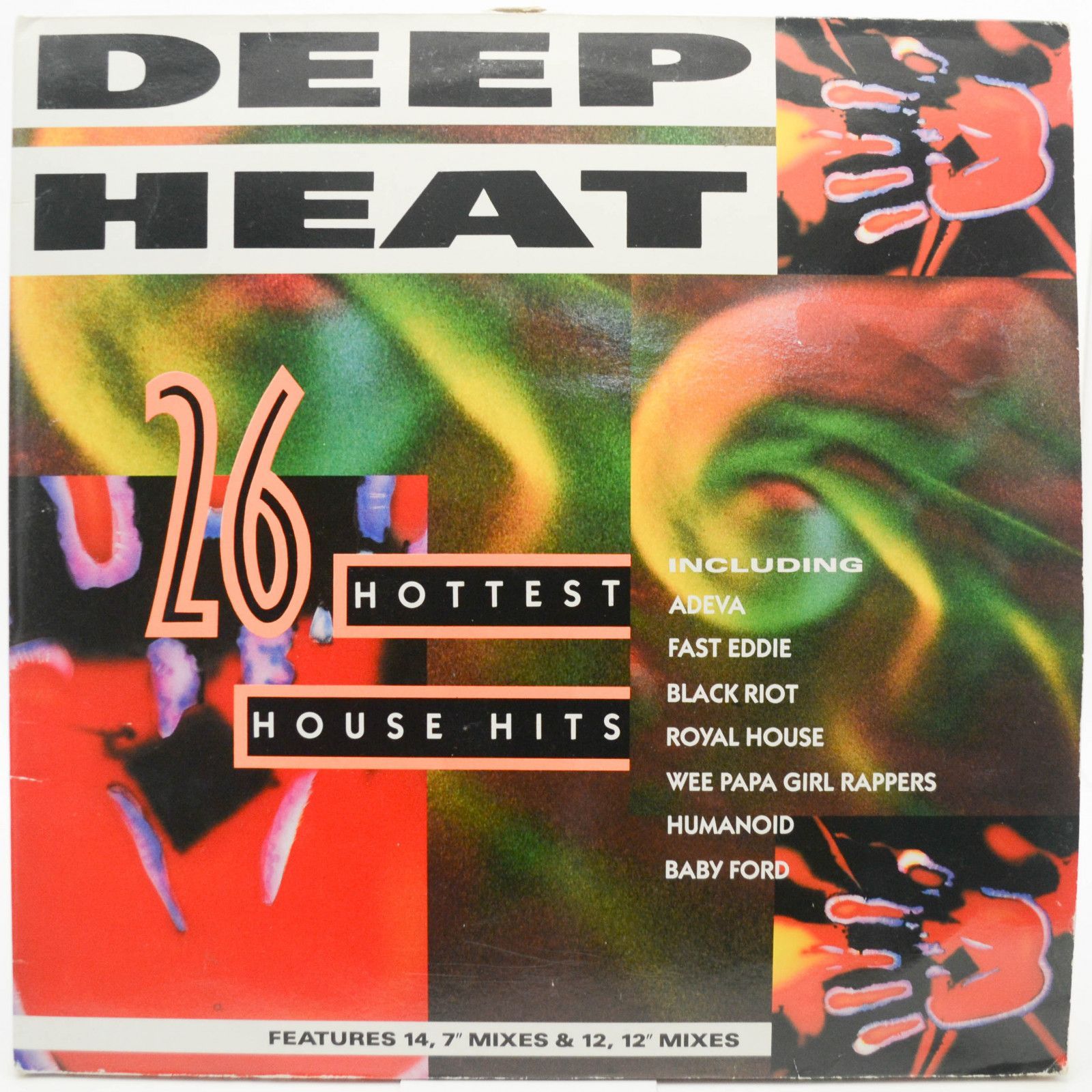 Various — Deep Heat (2LP, UK), 1989