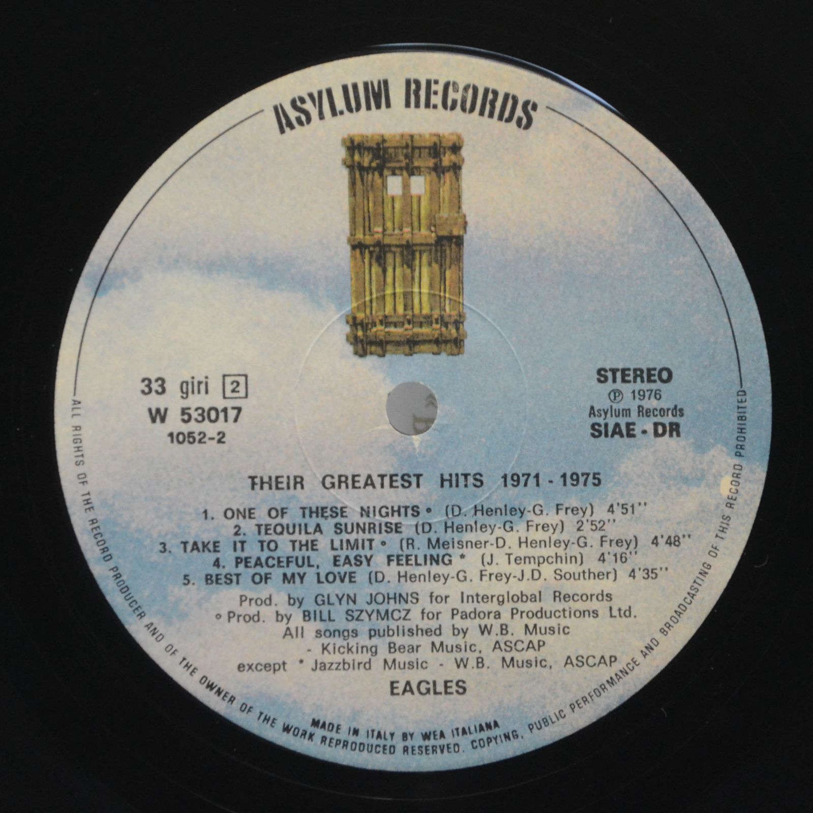 Eagles — Their Greatest Hits 1971-1975, 1976