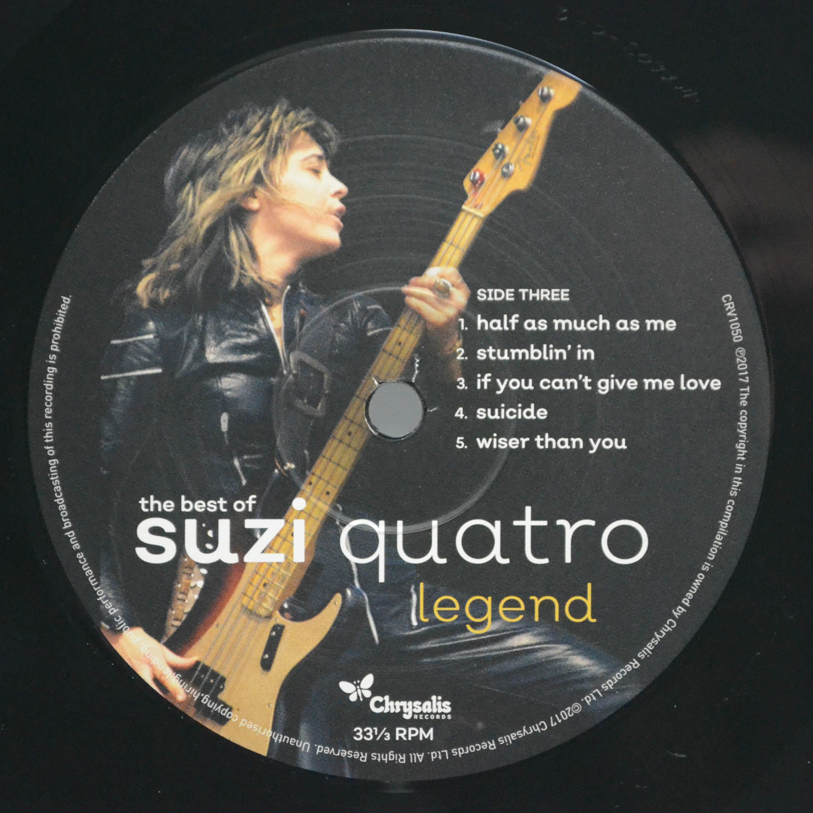 Suzi Quatro — Legend - The Best Of (2LP), 2017
