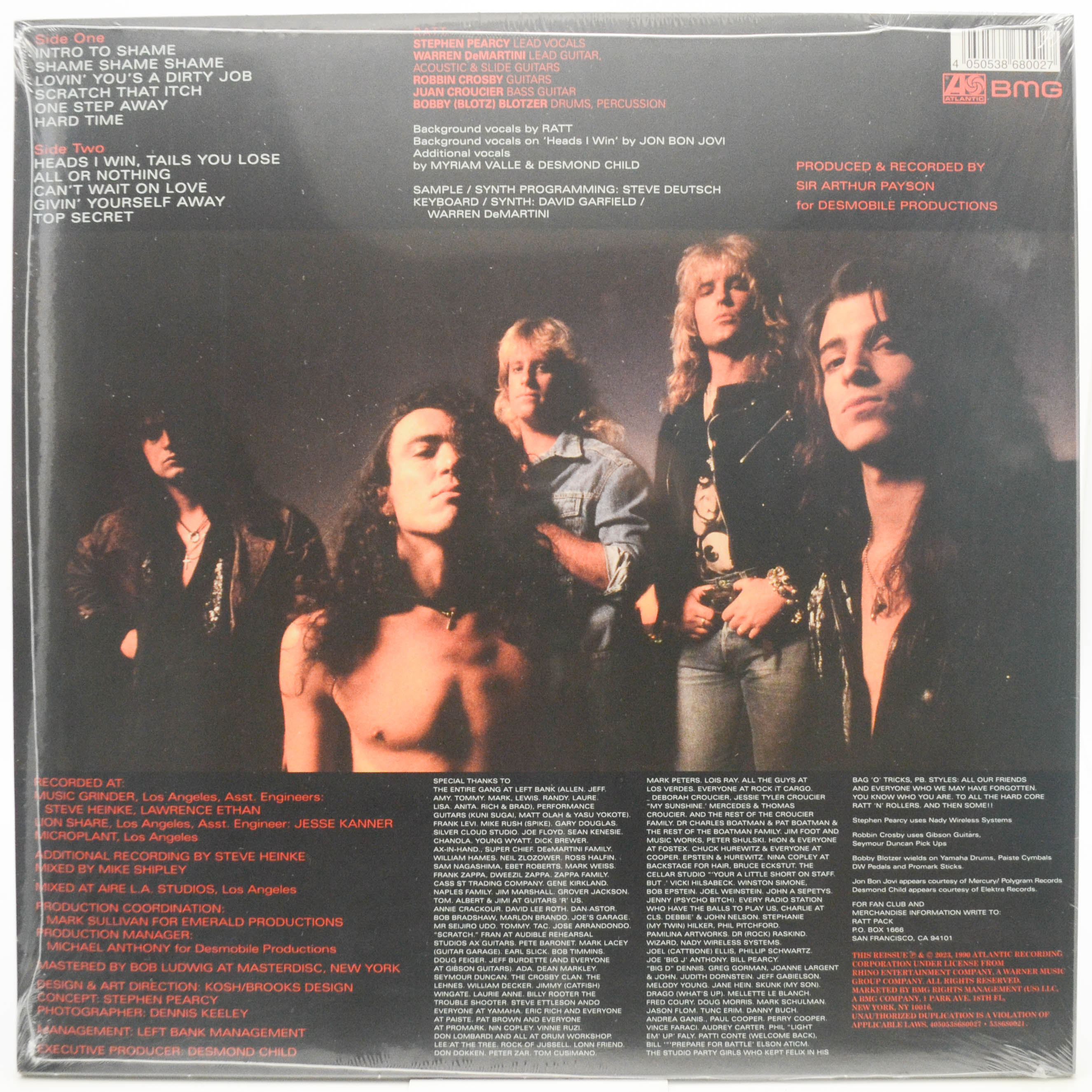 Виниловая пластинка Ratt — Detonator (USA), 1990
