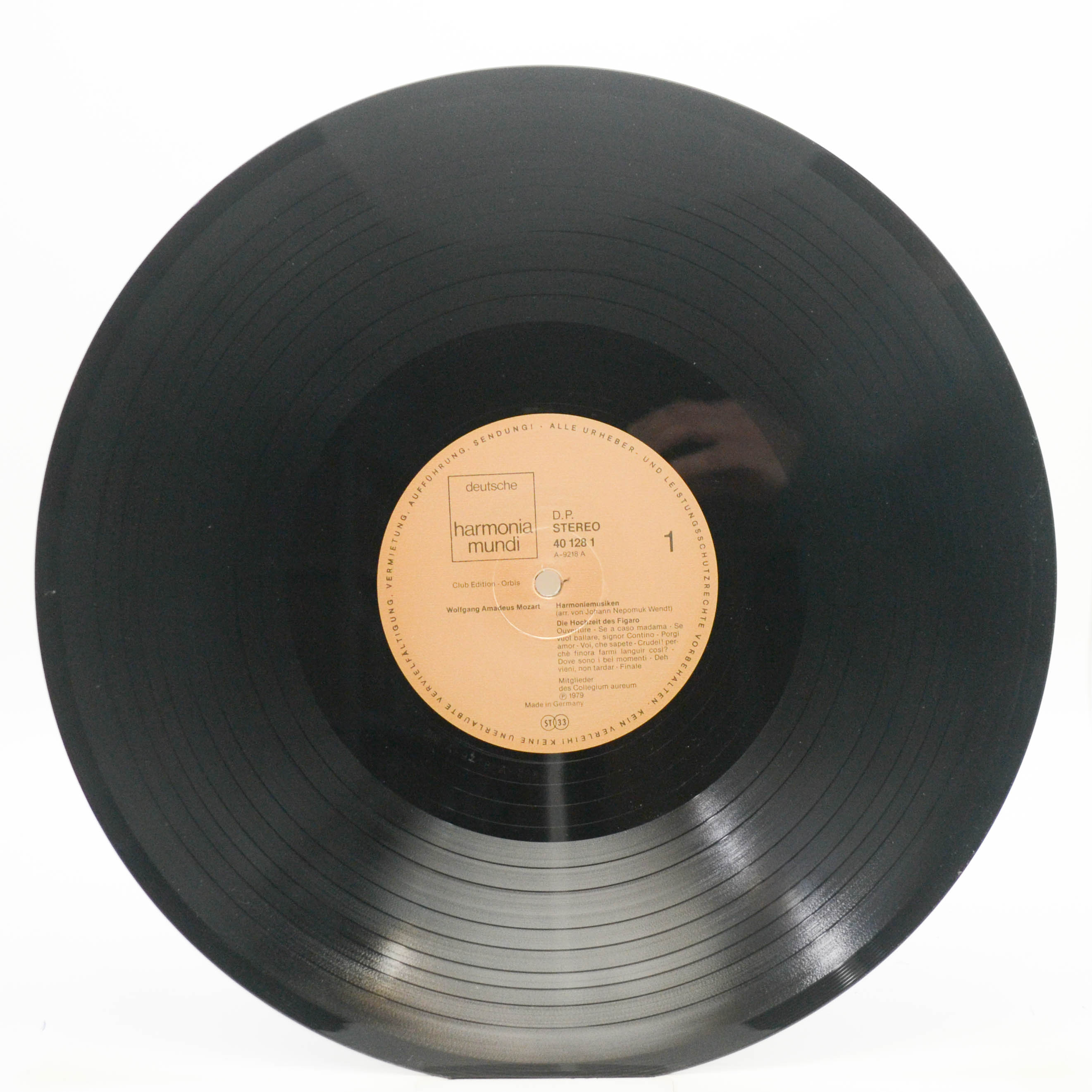 Wolfgang Amadeus Mozart, Mitglieder Des Collegium Aureum — Harmoniemusiken, 1979