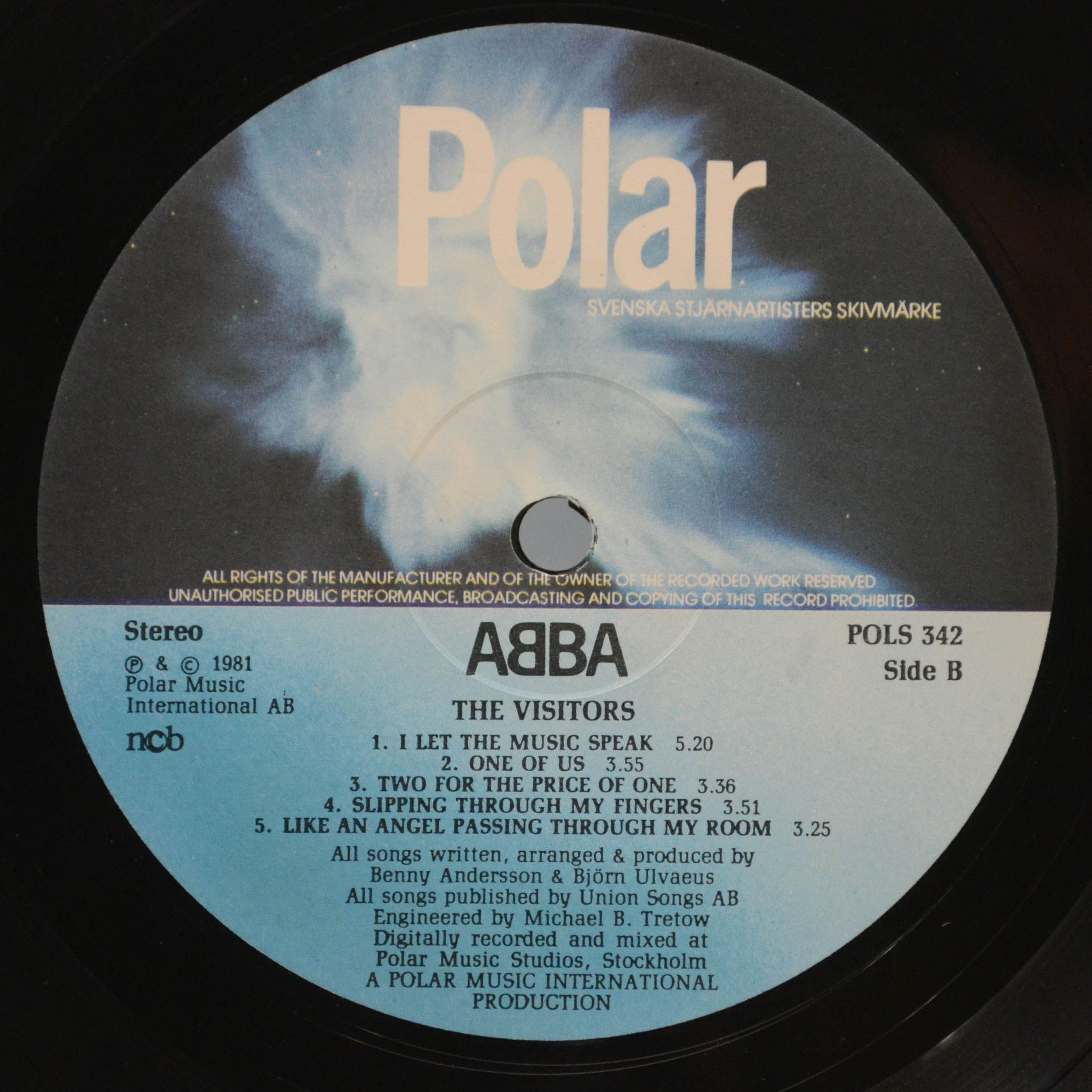ABBA — The Visitors (1-st, Sweden), 1981