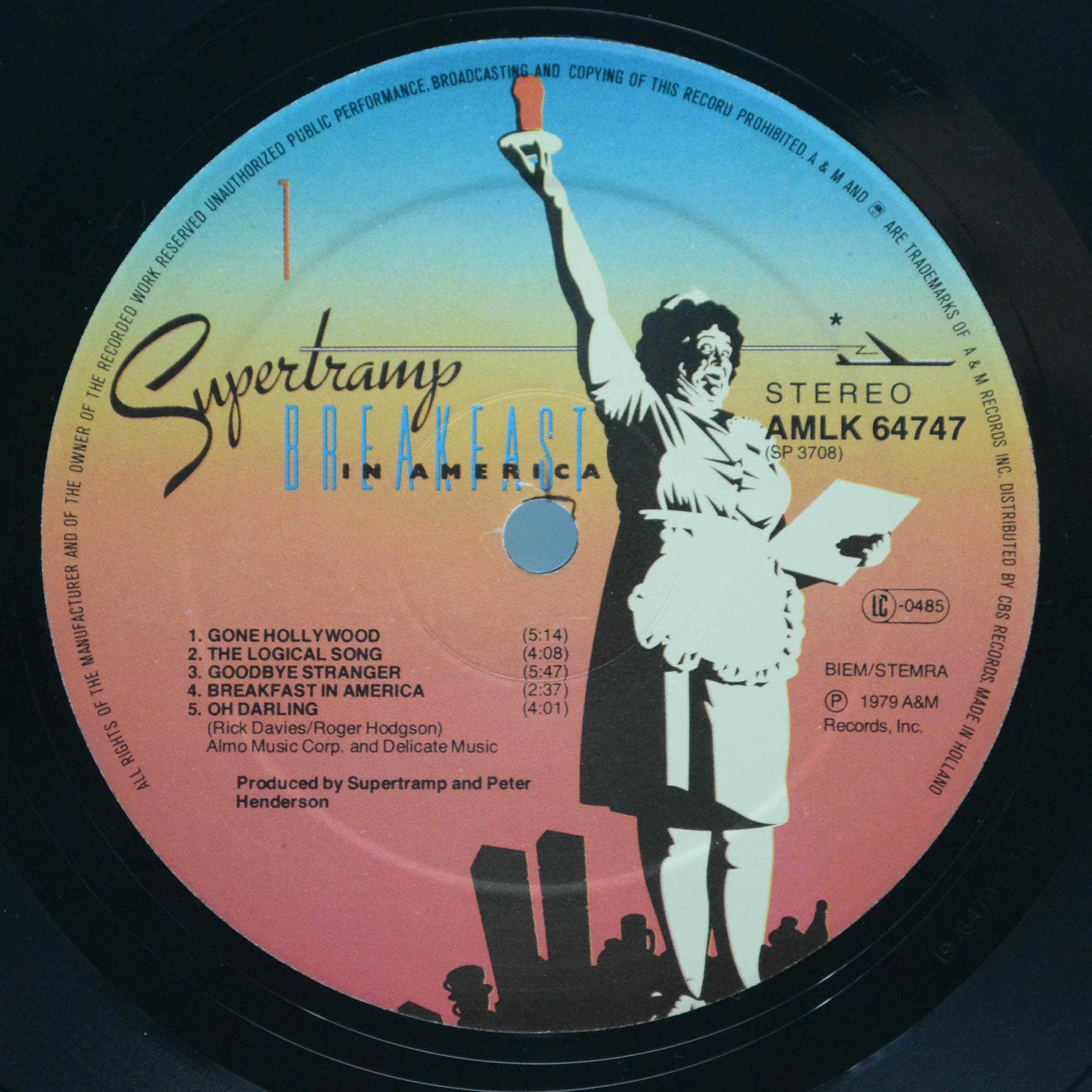 Supertramp — Breakfast In America, 1979