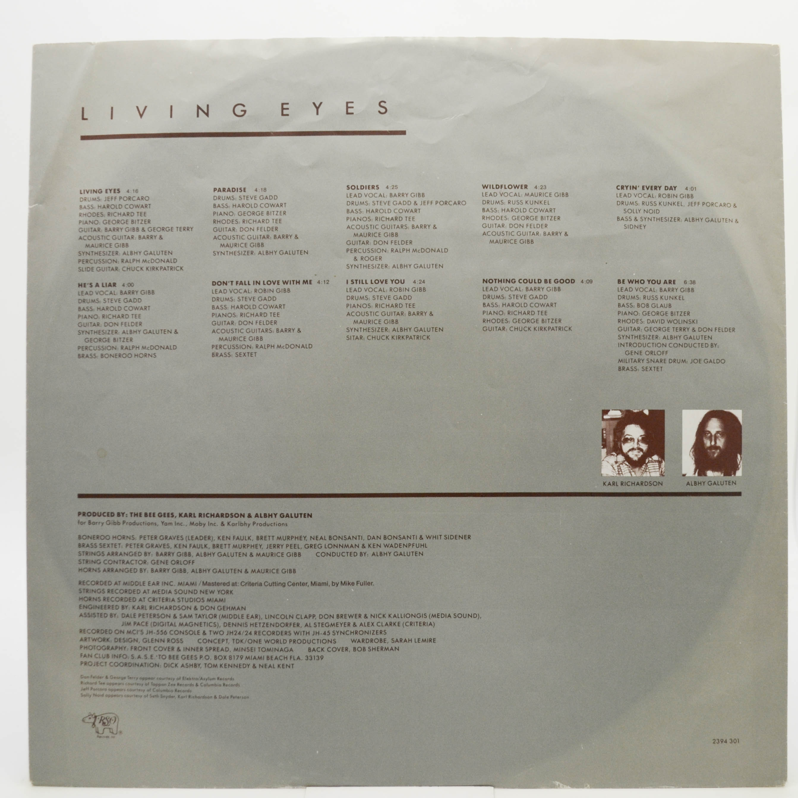 Bee Gees — Living Eyes, 1981