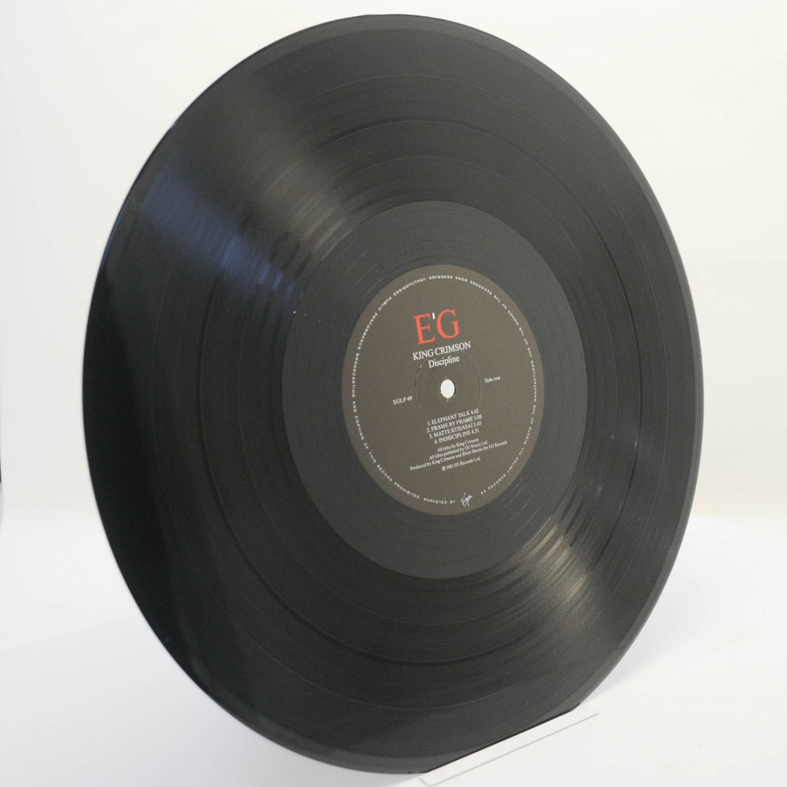 King Crimson — Discipline (UK), 1981