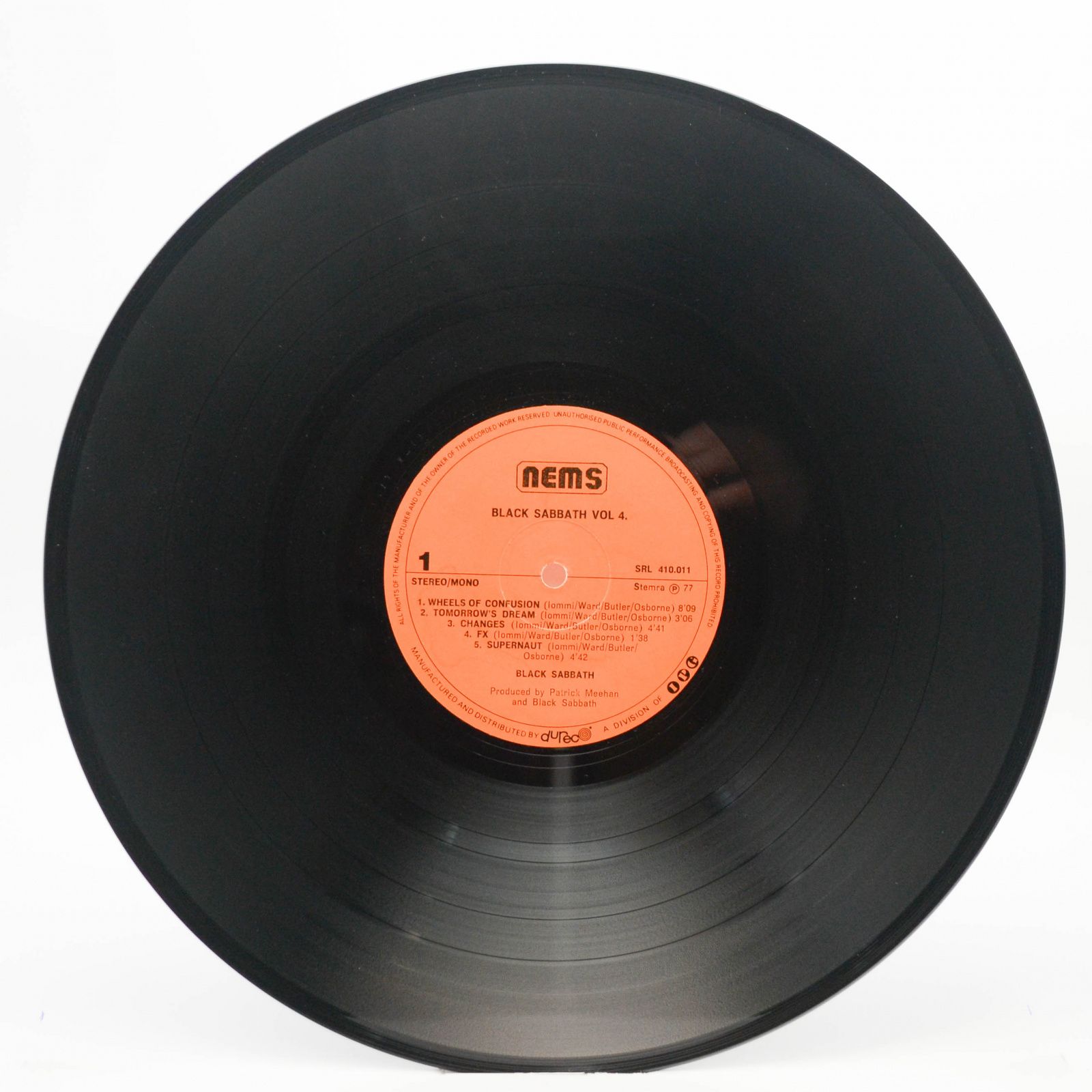 Black Sabbath — Black Sabbath Vol 4 (booklet), 1972