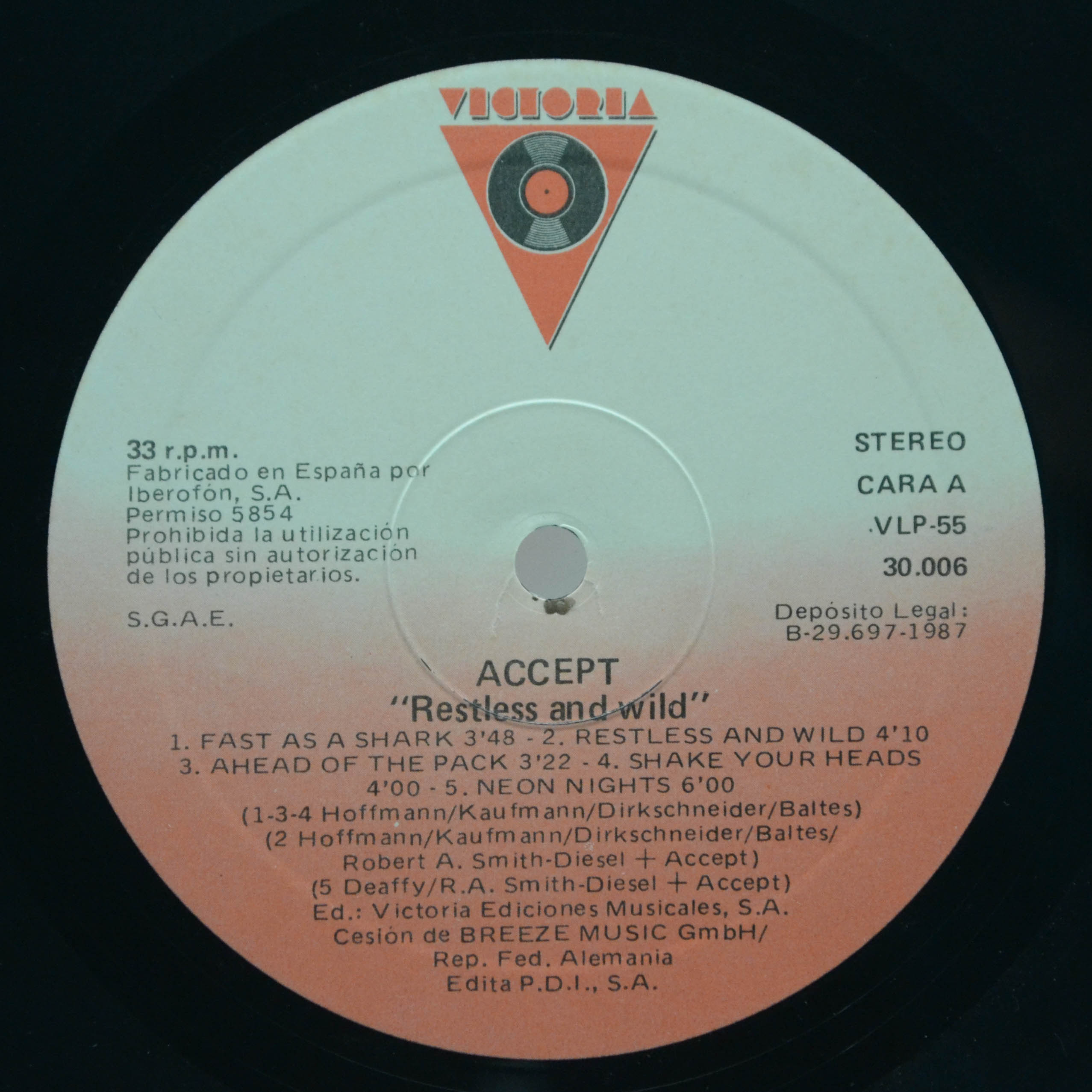 Accept — Restless And Wild, 1982