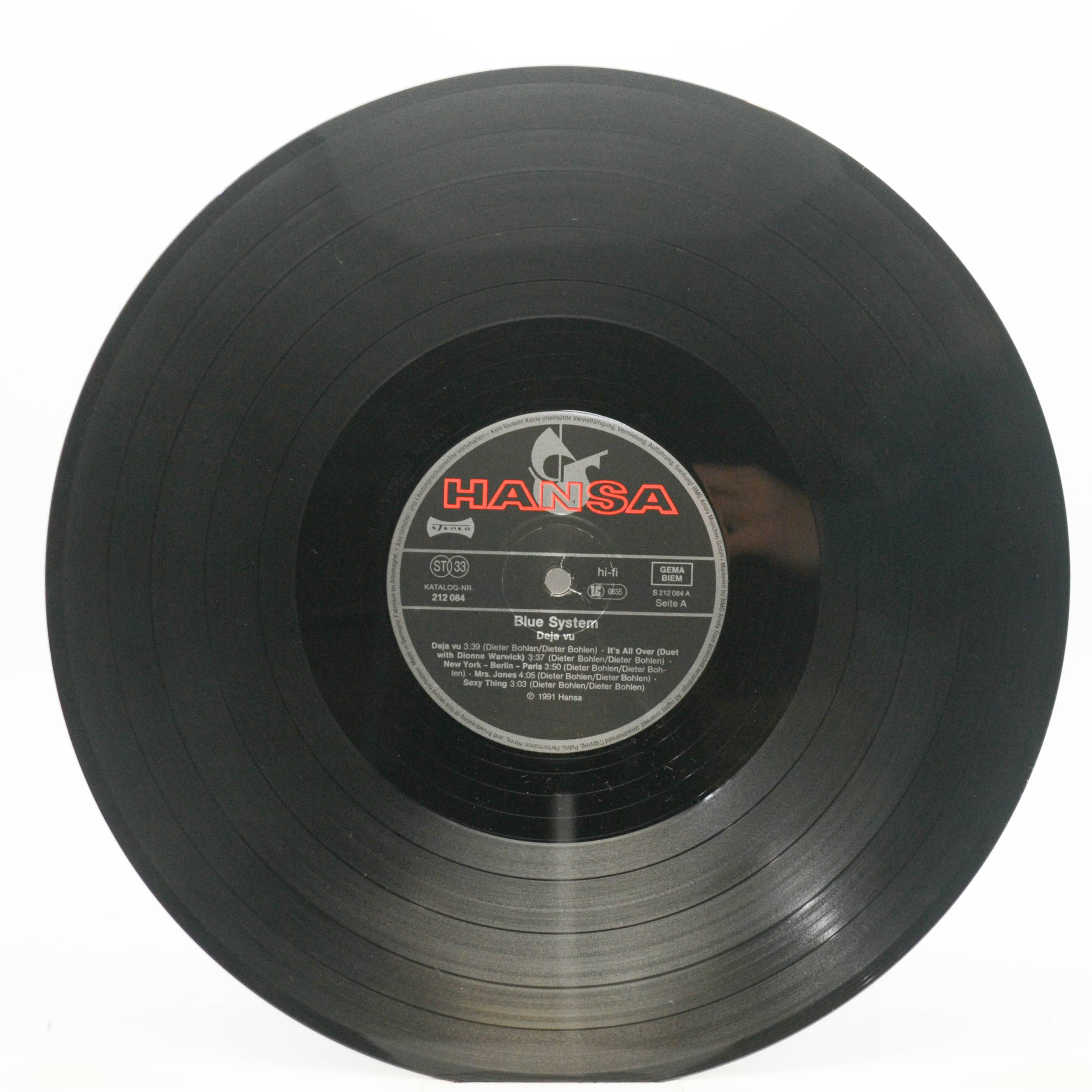 Blue System — Déjà Vu, 1991