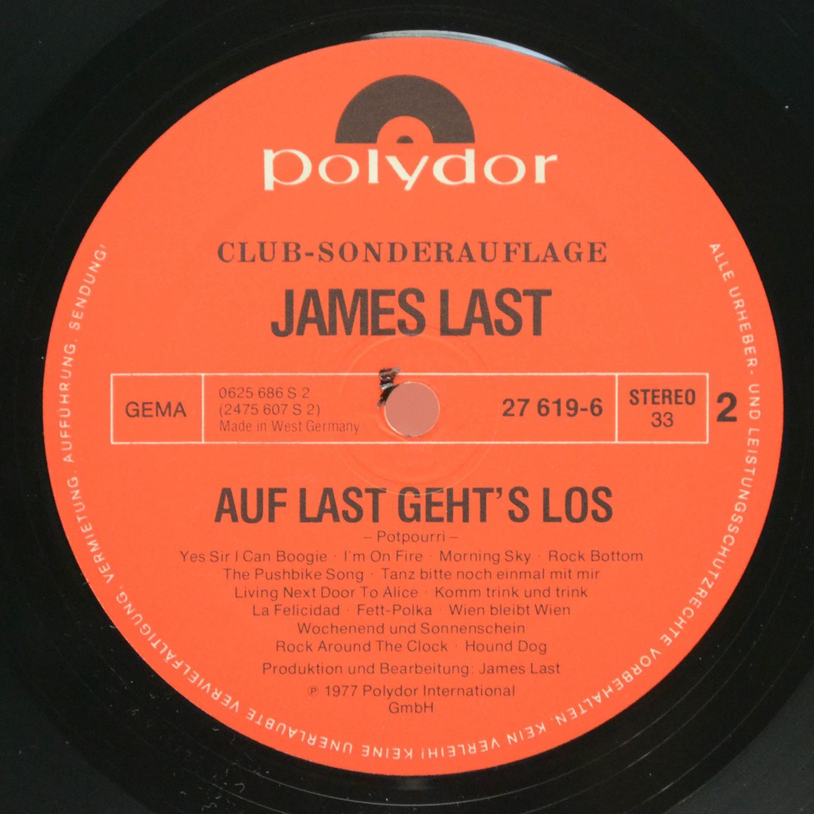 James Last — Auf Last Geht's Los, 1977
