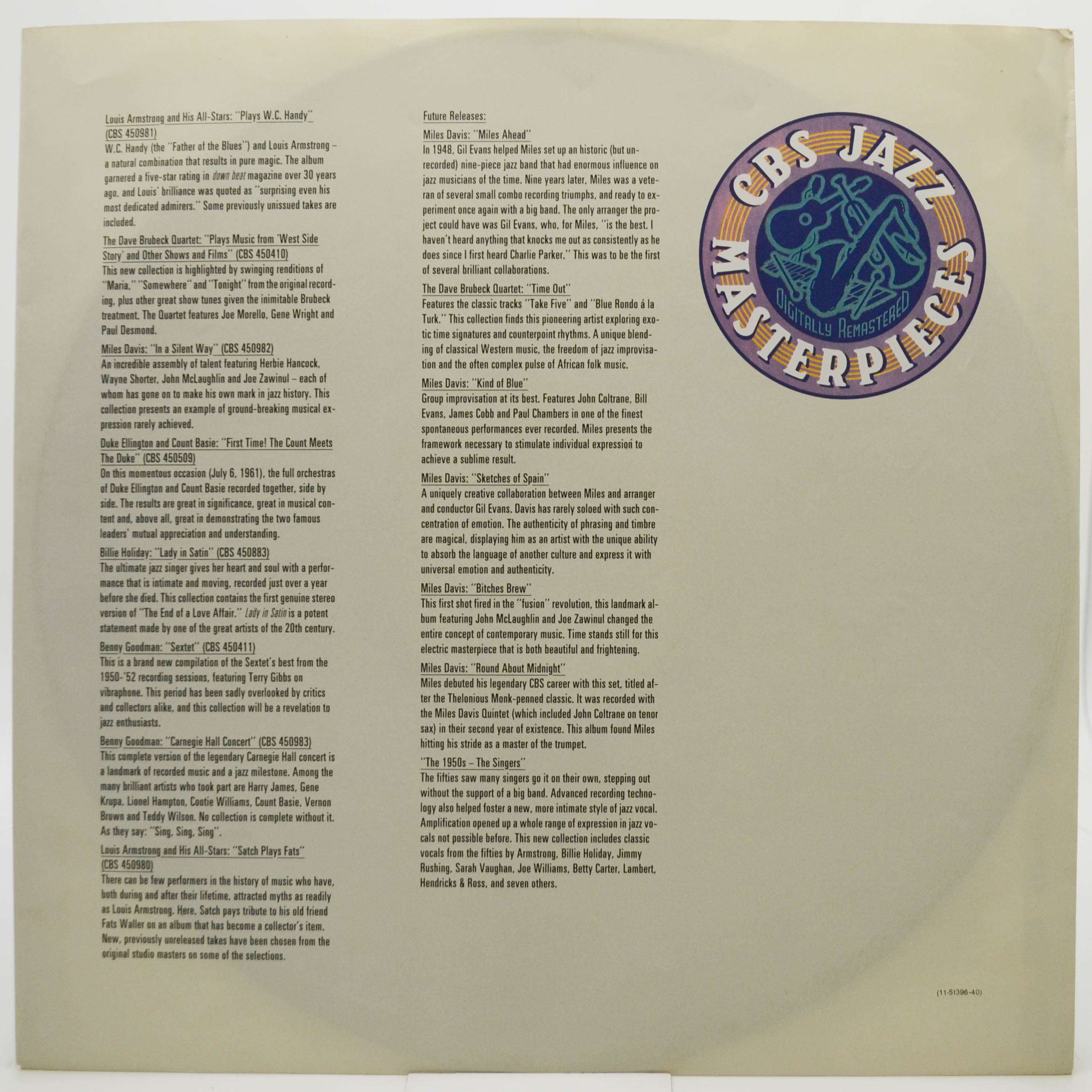 Various — 1930s Jazz Big Bands, 1987