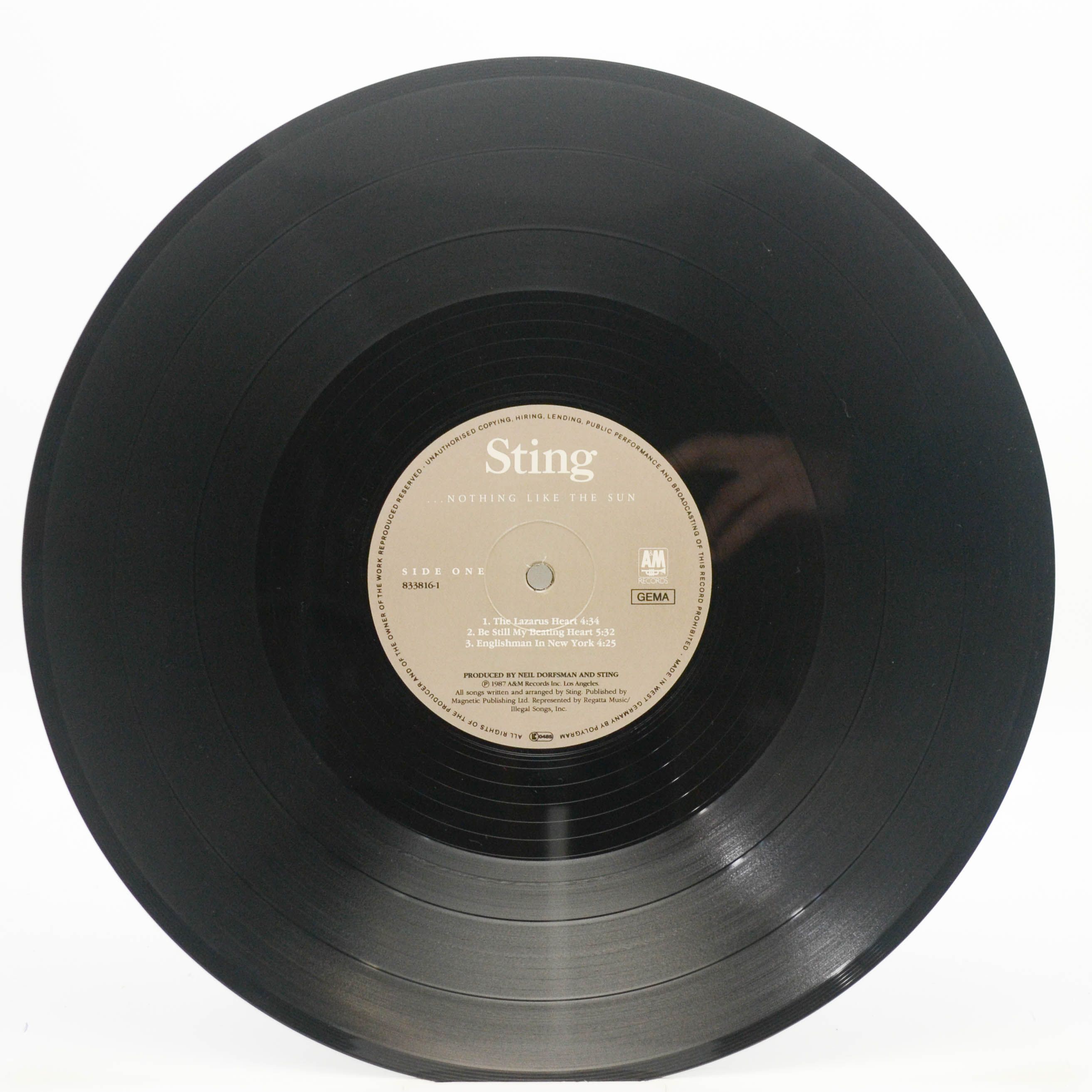 Sting — ...Nothing Like The Sun (2LP, poster), 1987