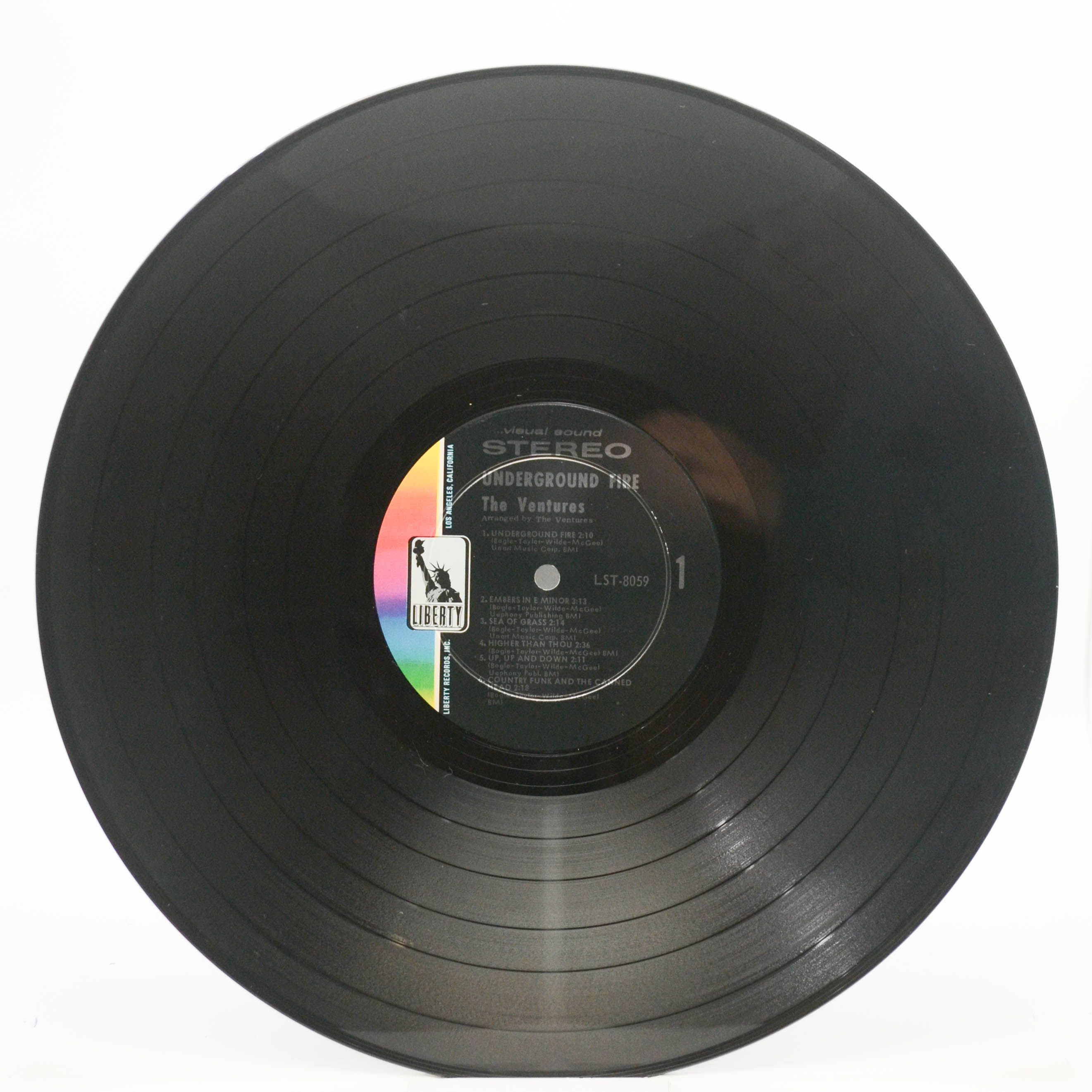Виниловая пластинка Ventures — Underground Fire (1-st, USA), 1969