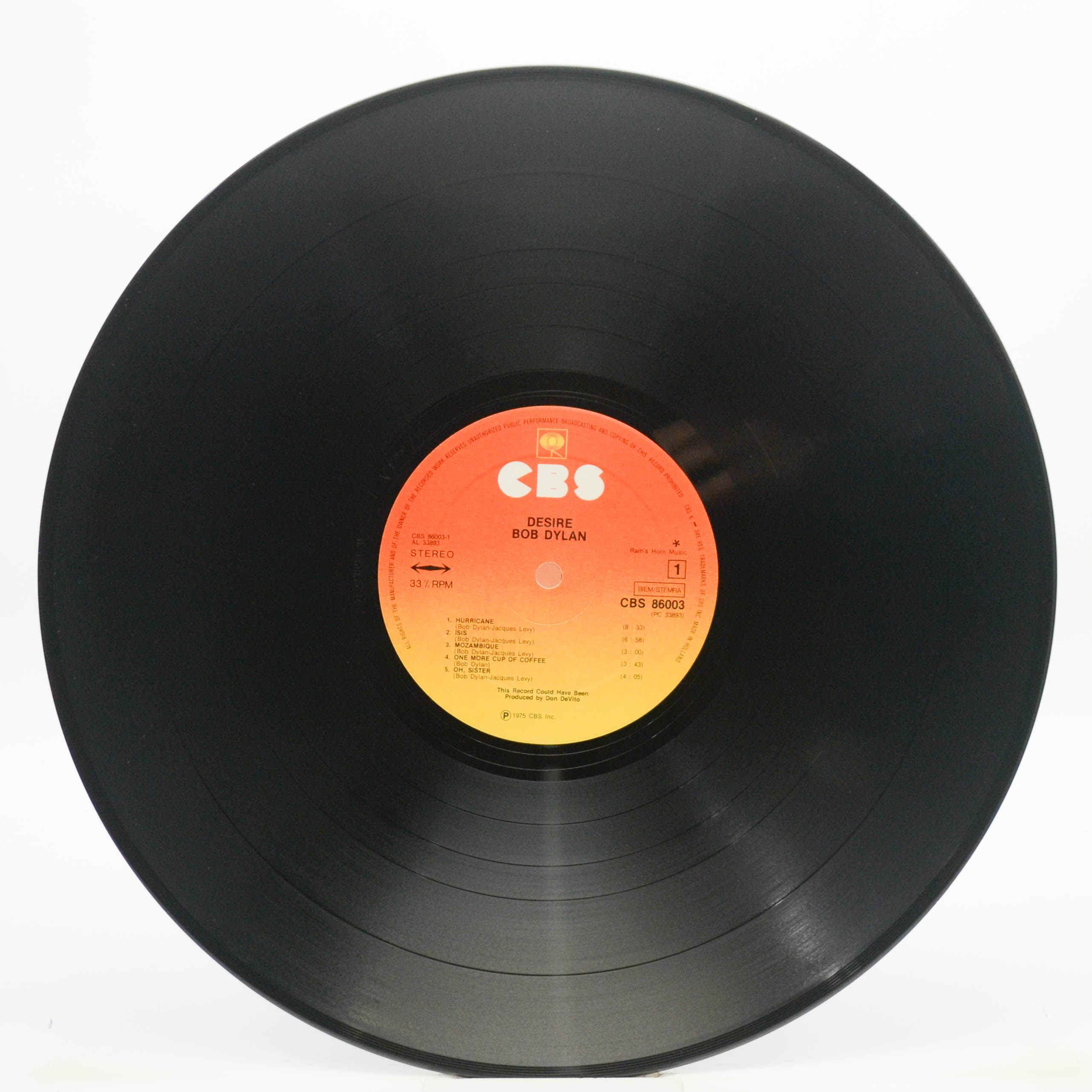 Bob Dylan — Desire, 1977