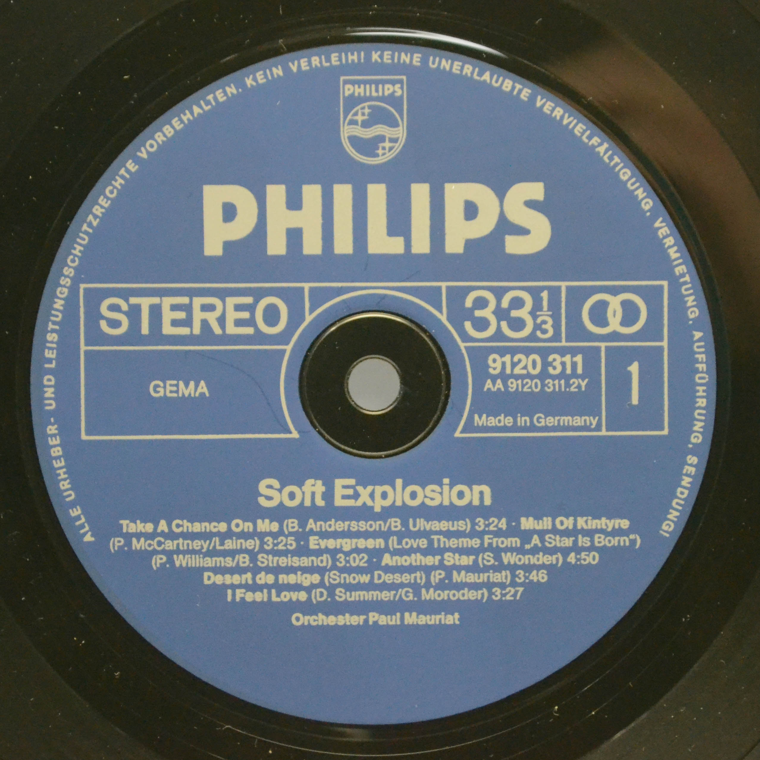 Paul Mauriat — Soft Explosion, 1978