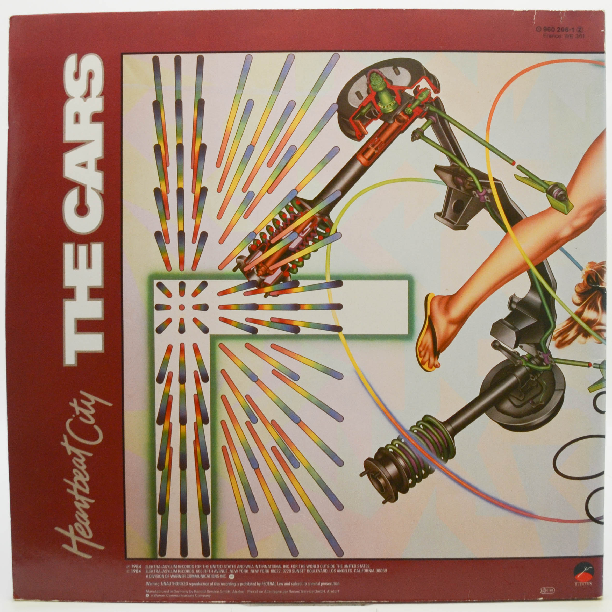 Виниловая пластинка Cars — Heartbeat City, 1984