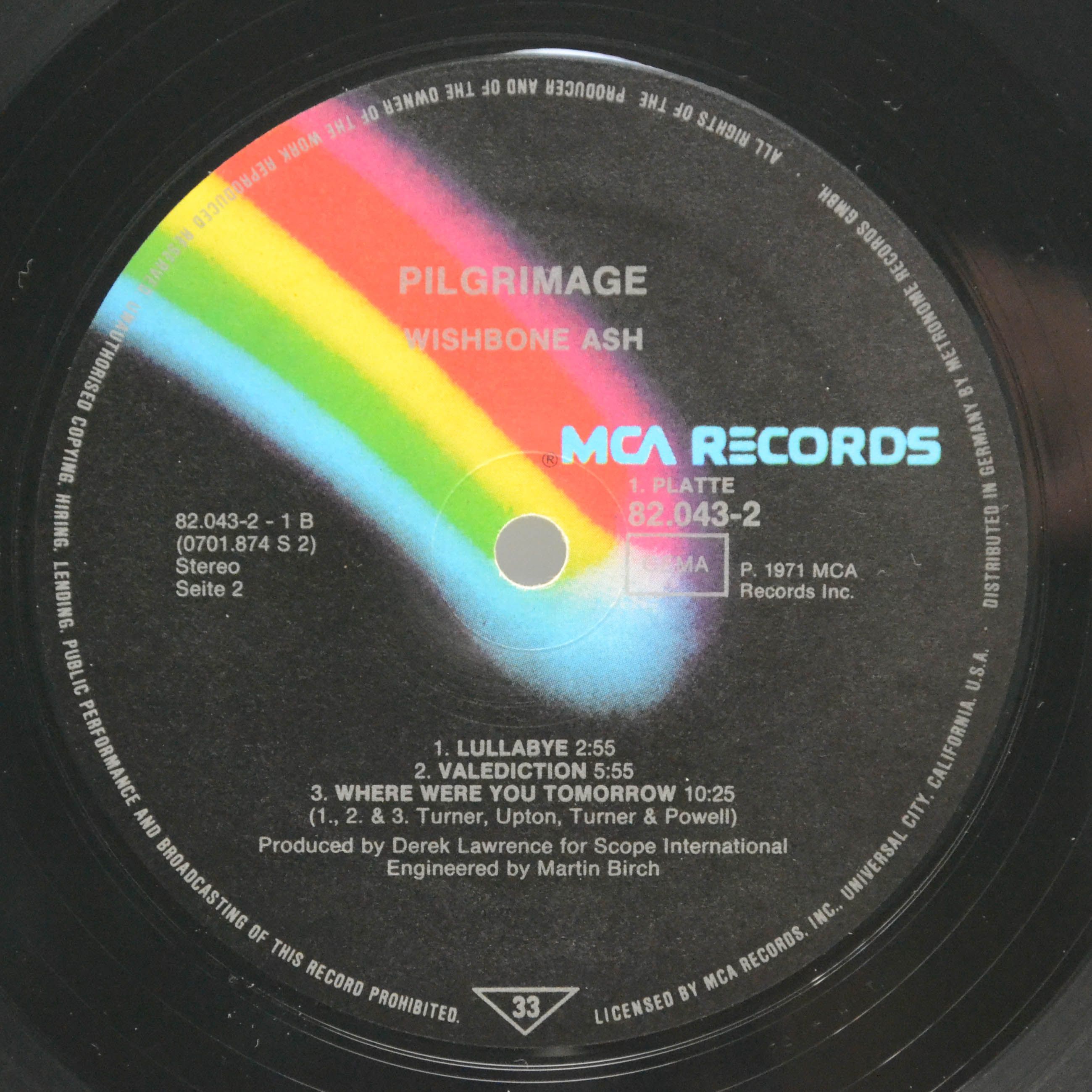 Виниловая пластинка Wishbone Ash — Pilgrimage / Argus (2LP), 1974