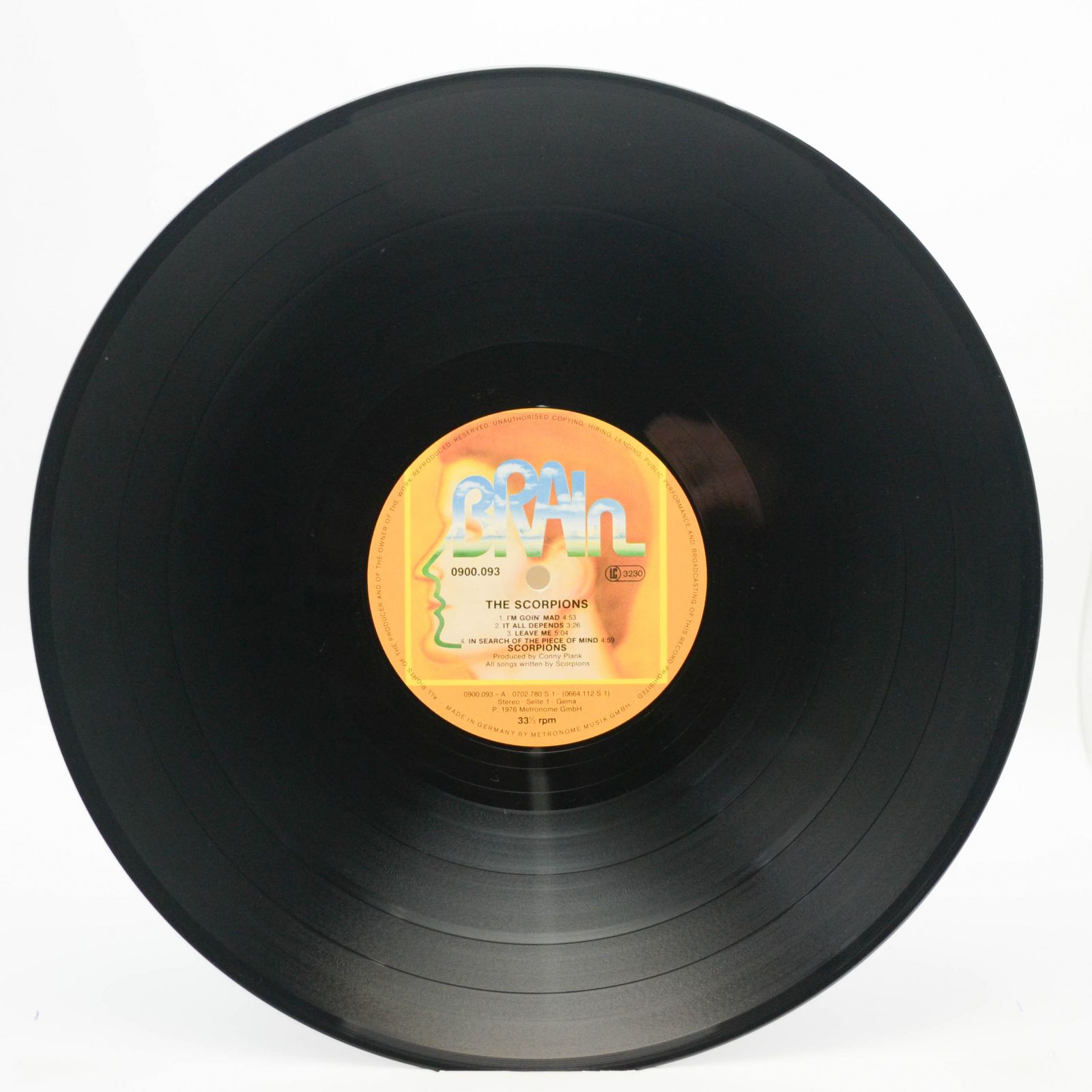 Виниловая пластинка Scorpions — The Scorpions, 1972