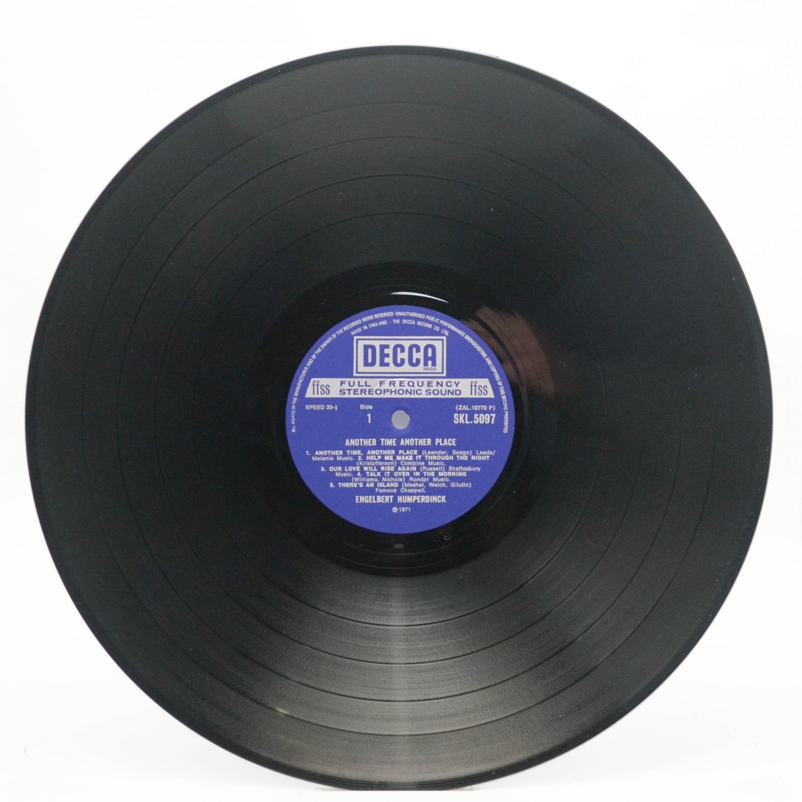 Engelbert Humperdinck — Another Time, Another Place (UK), 1971