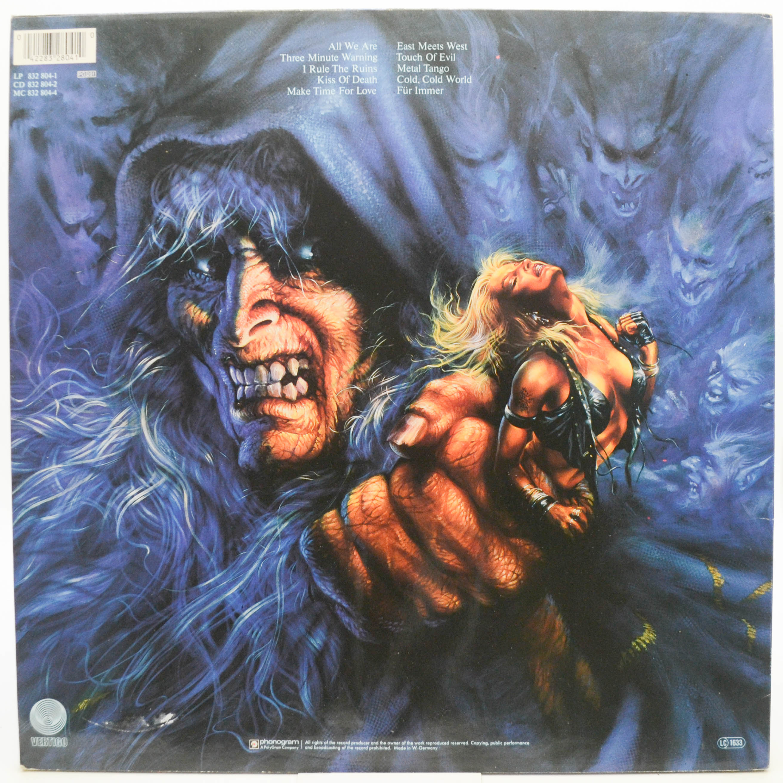 Warlock — Triumph And Agony, 1987