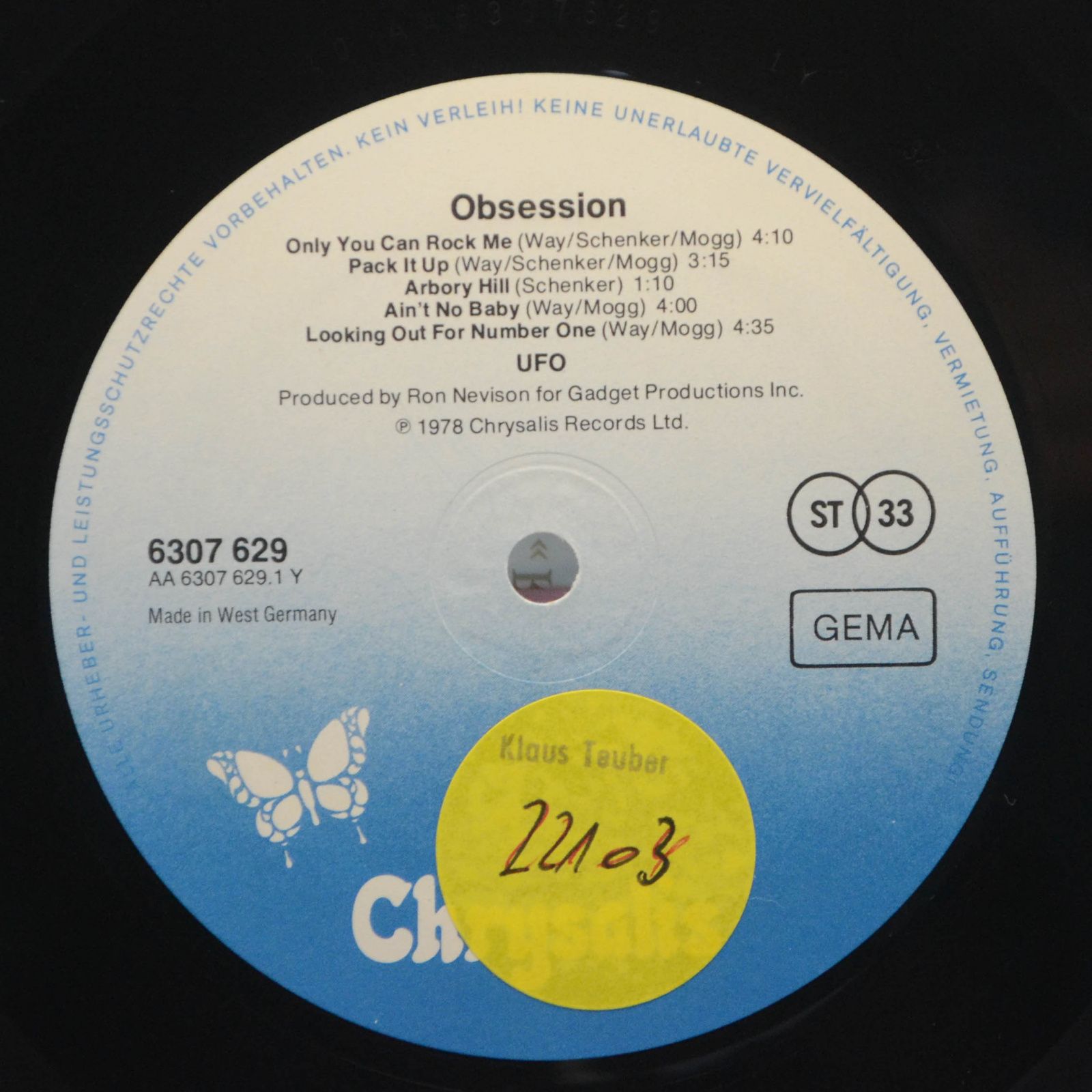 UFO — Obsession, 1978