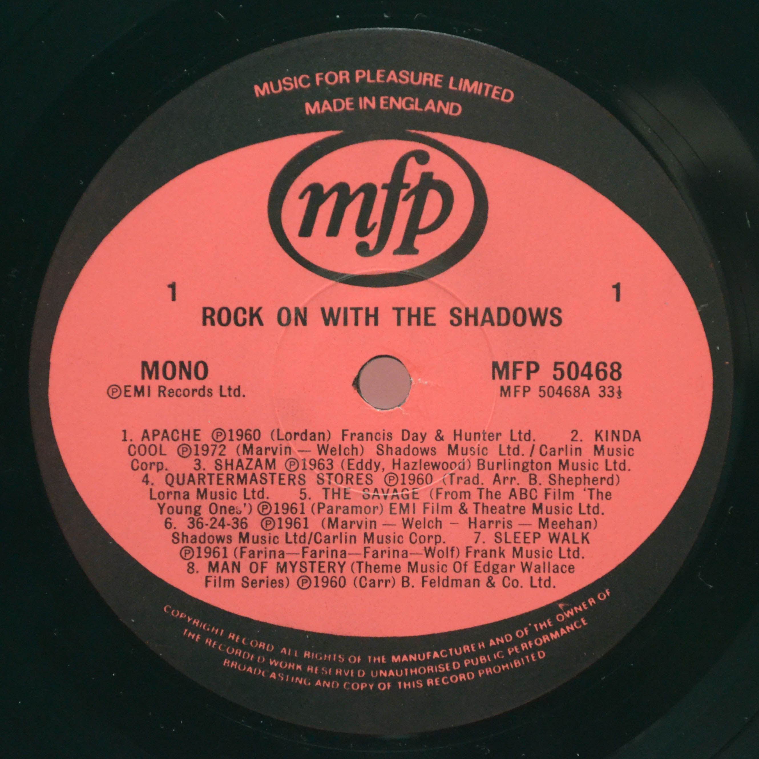 Shadows — Rock On With The Shadows (UK), 1980