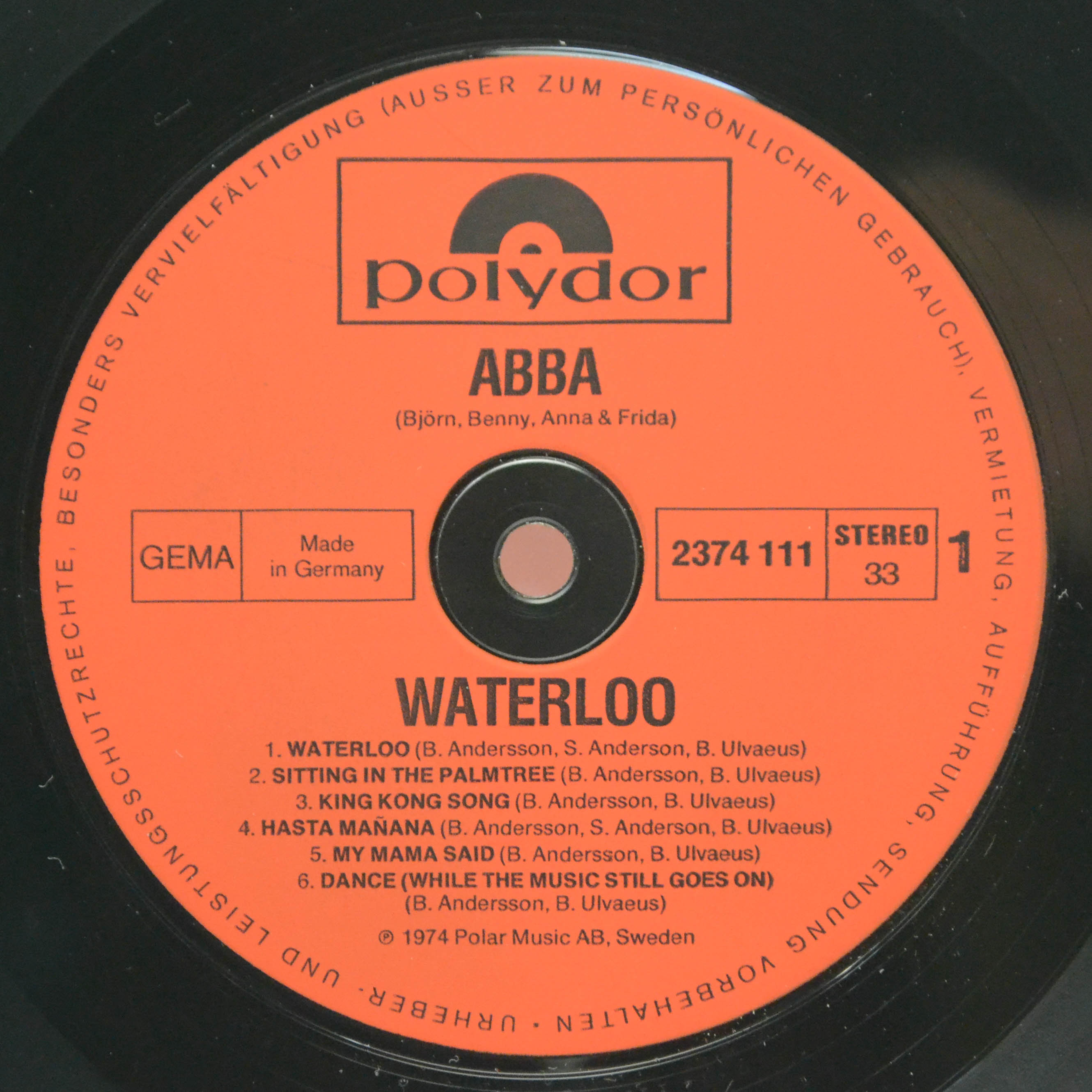 ABBA, Björn, Benny, Anna & Frida — Waterloo, 1974
