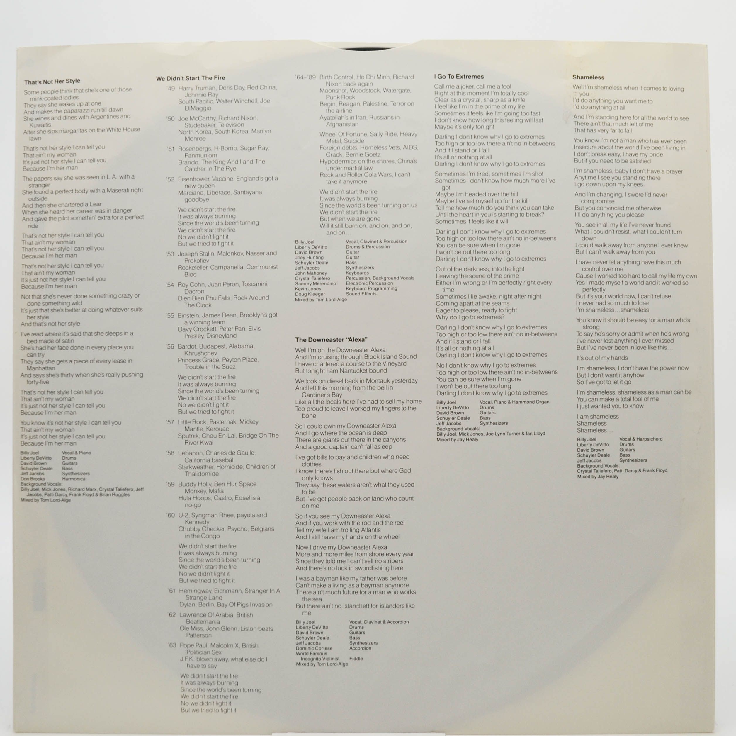 Billy Joel — Storm Front, 1989