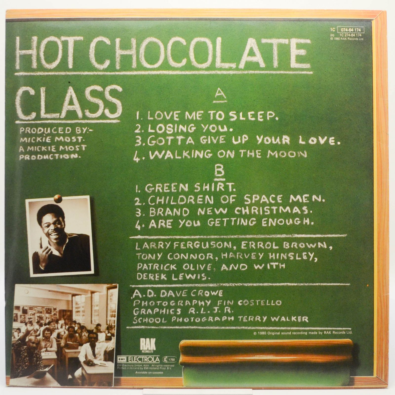 Виниловая пластинка Hot Chocolate — Class, 1980