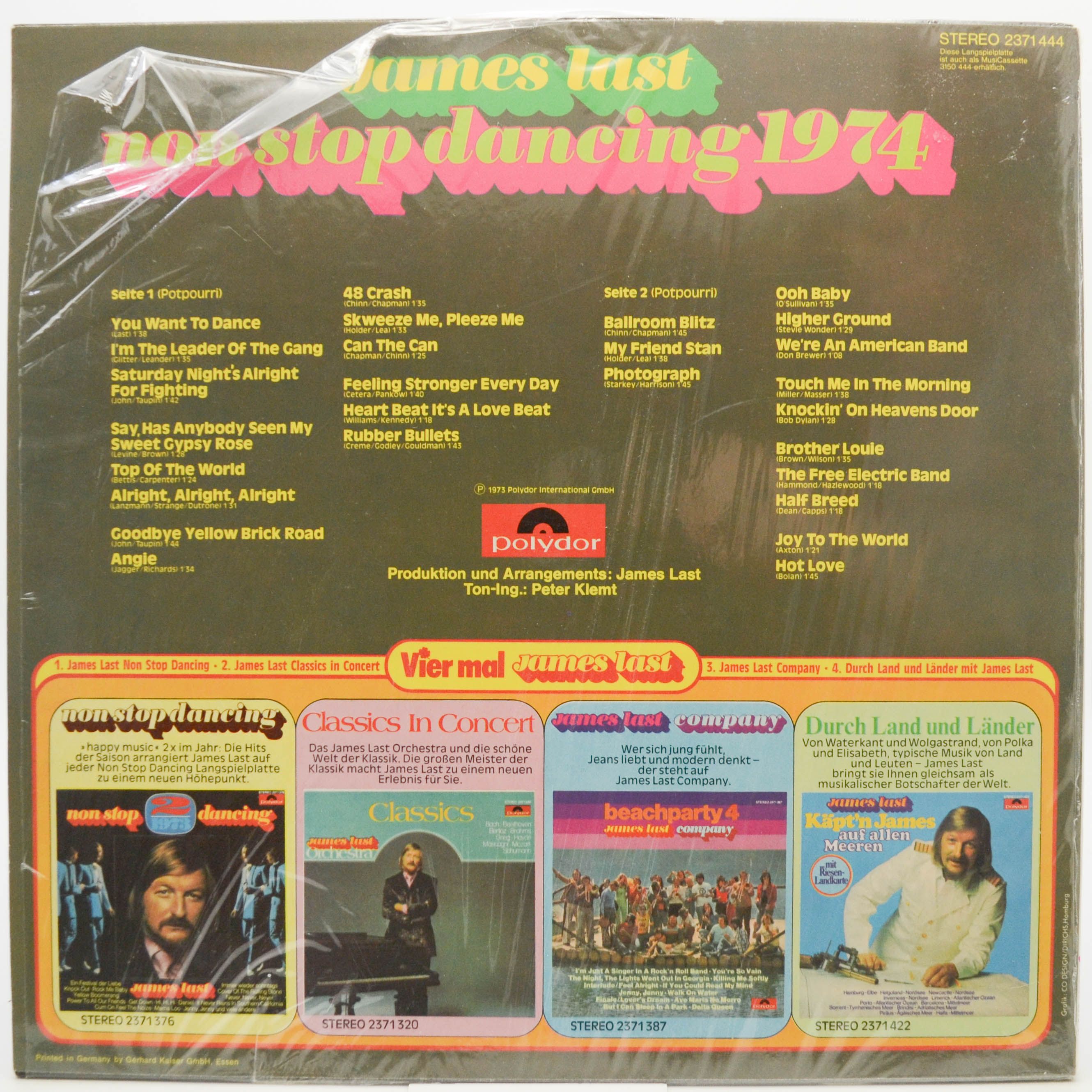 James Last — Non Stop Dancing 1974, 1973