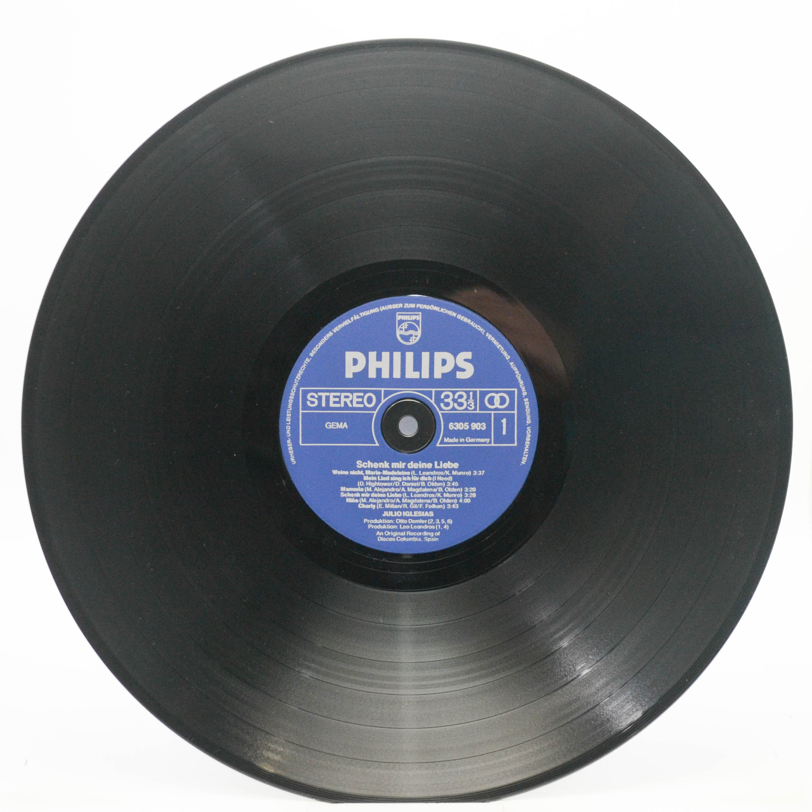 Julio Iglesias — Schenk Mir Deine Liebe, 1976