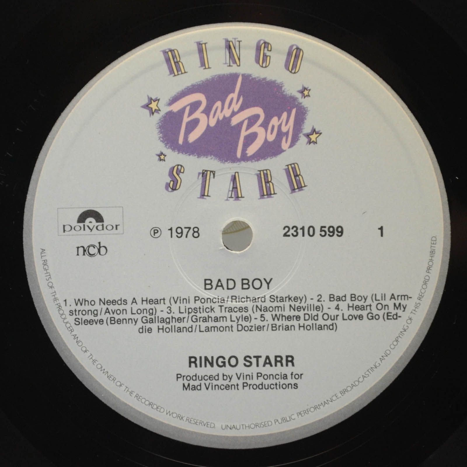 Ringo Starr — Bad Boy, 1978
