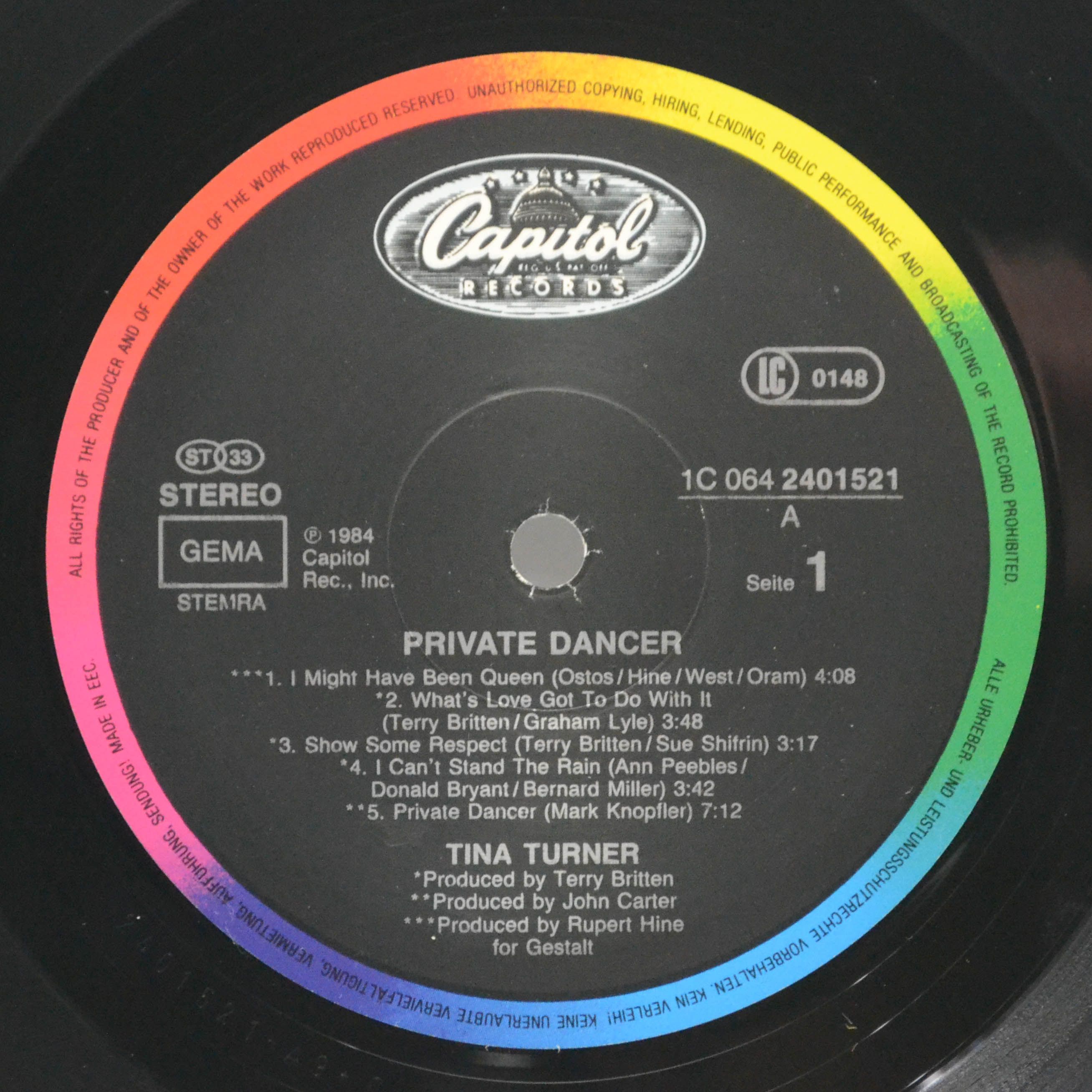 Tina Turner — Private Dancer, 1984