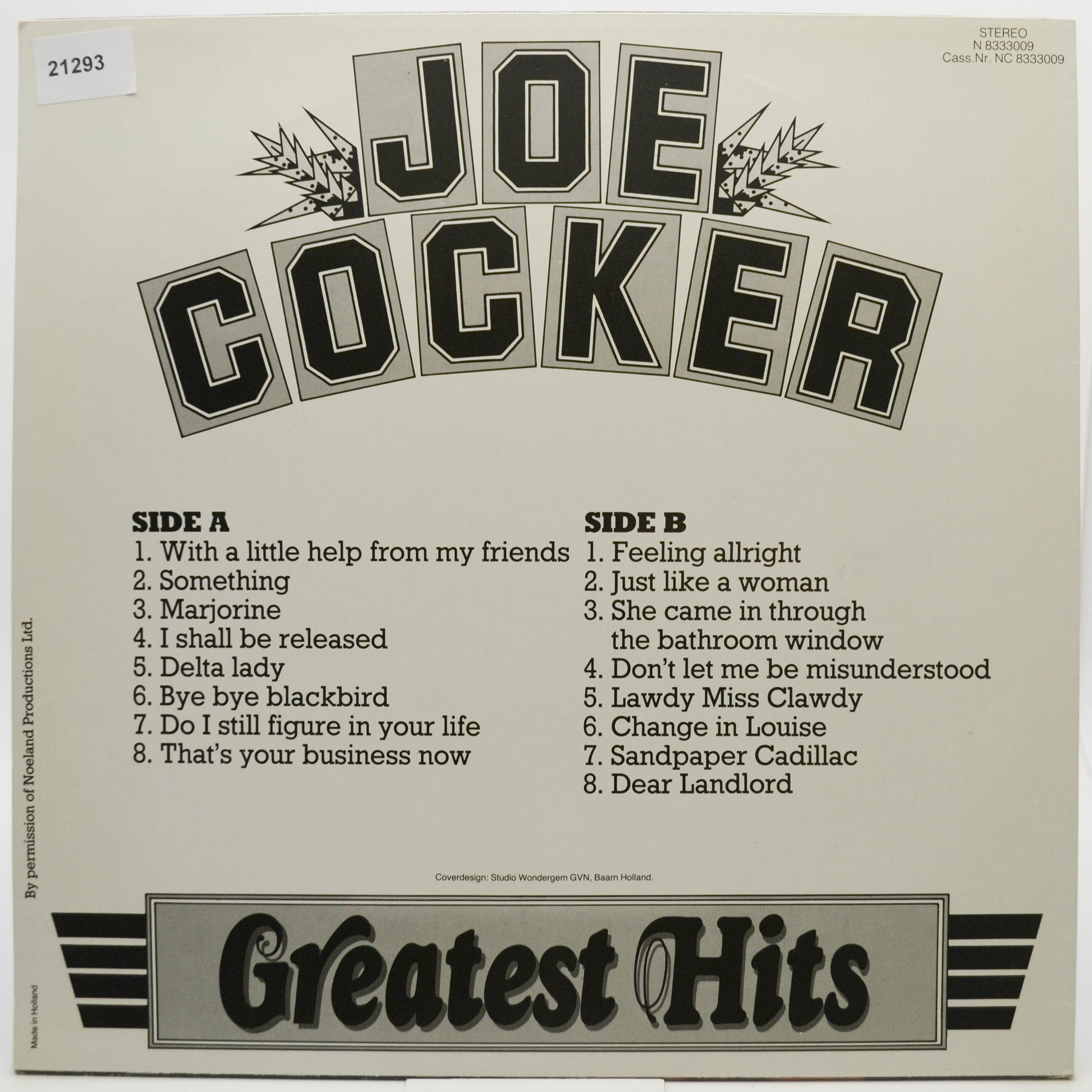 Joe Cocker — 16 Greatest Hits, 1988