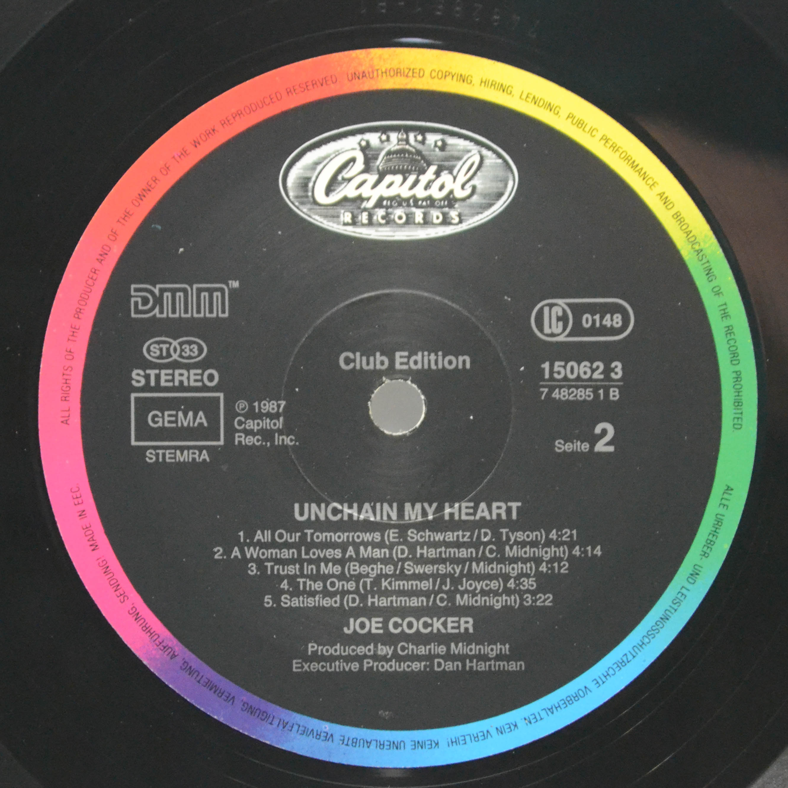 Joe Cocker — Unchain My Heart, 1987