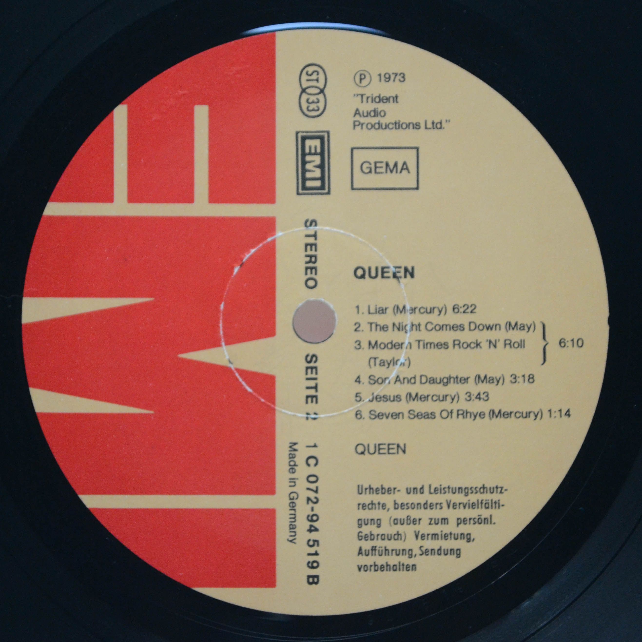 Queen — Queen, 1973