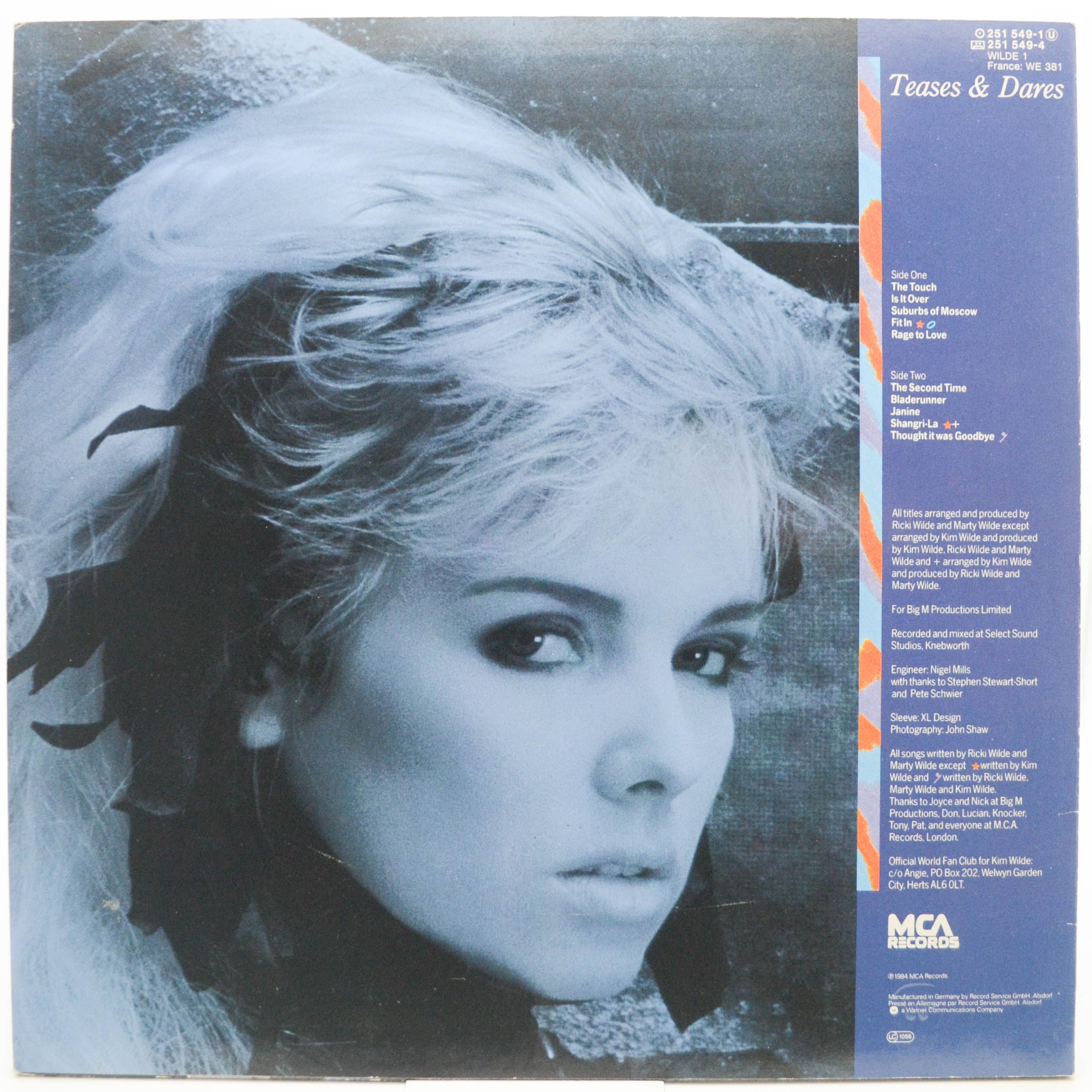 Kim Wilde — Teases & Dares, 1984