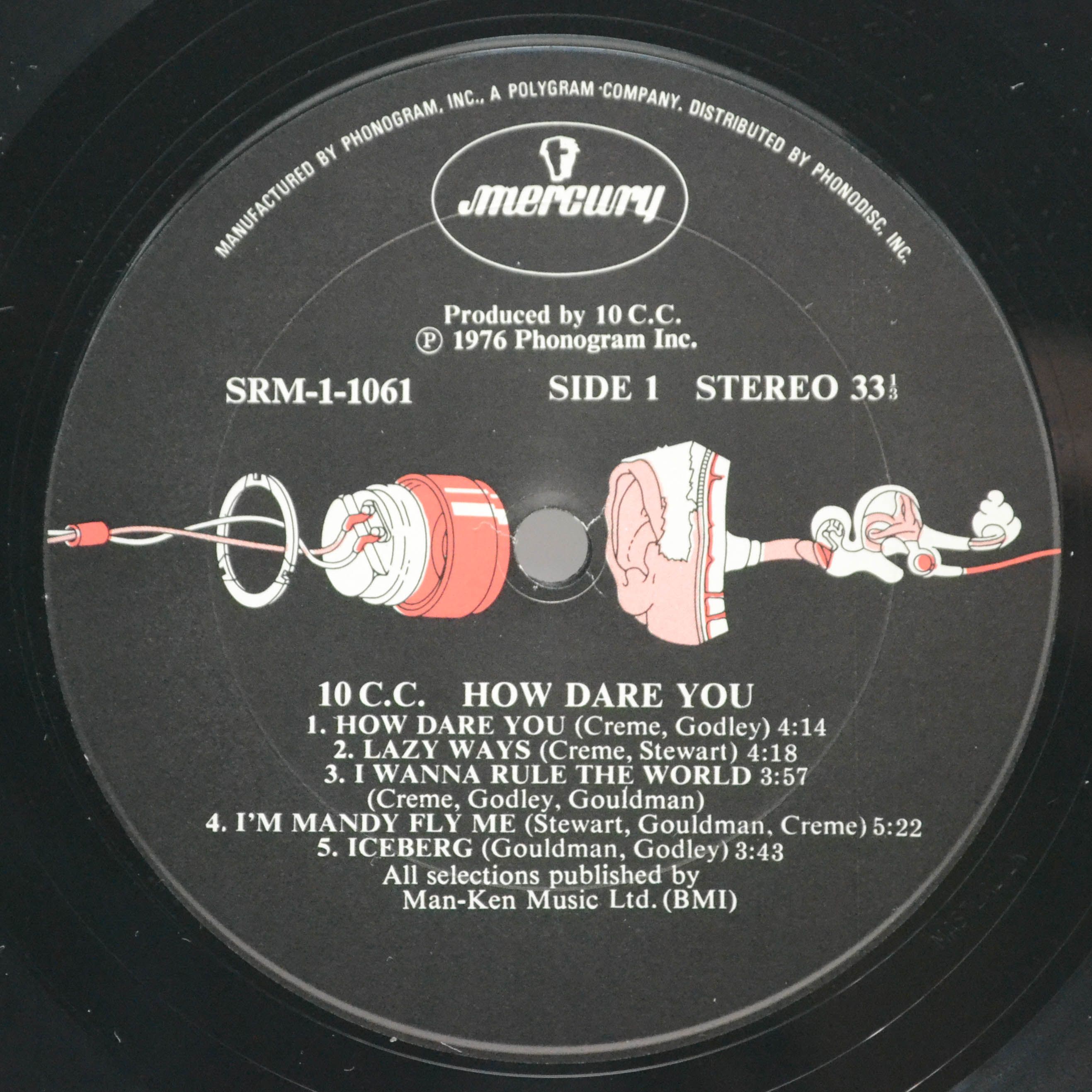 Виниловая пластинка 10cc — How Dare You! (USA), 1976