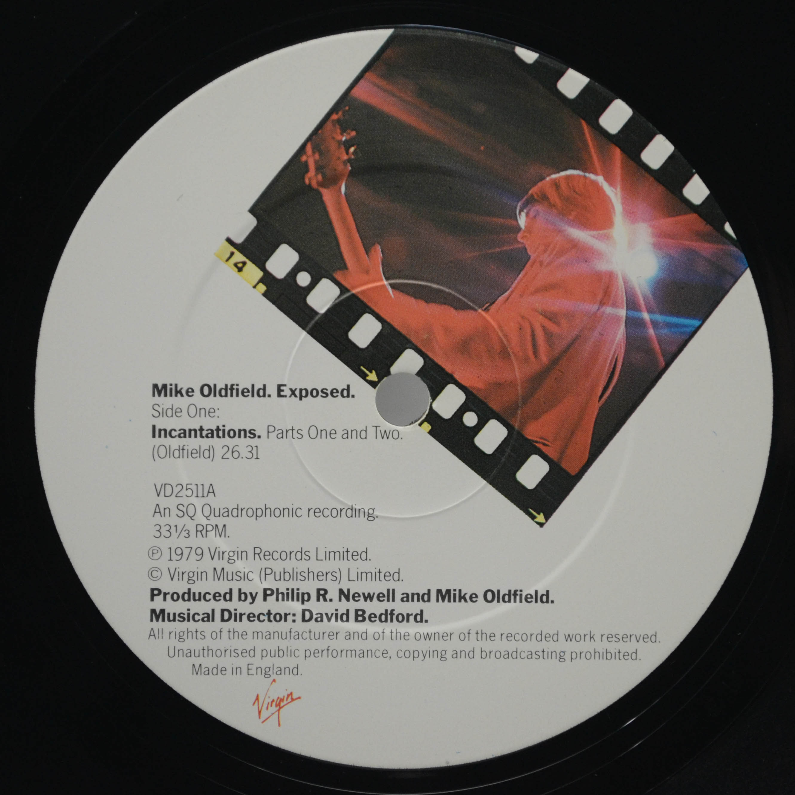 Mike Oldfield — Exposed (2LP, UK, Quadraphonic ), 1979