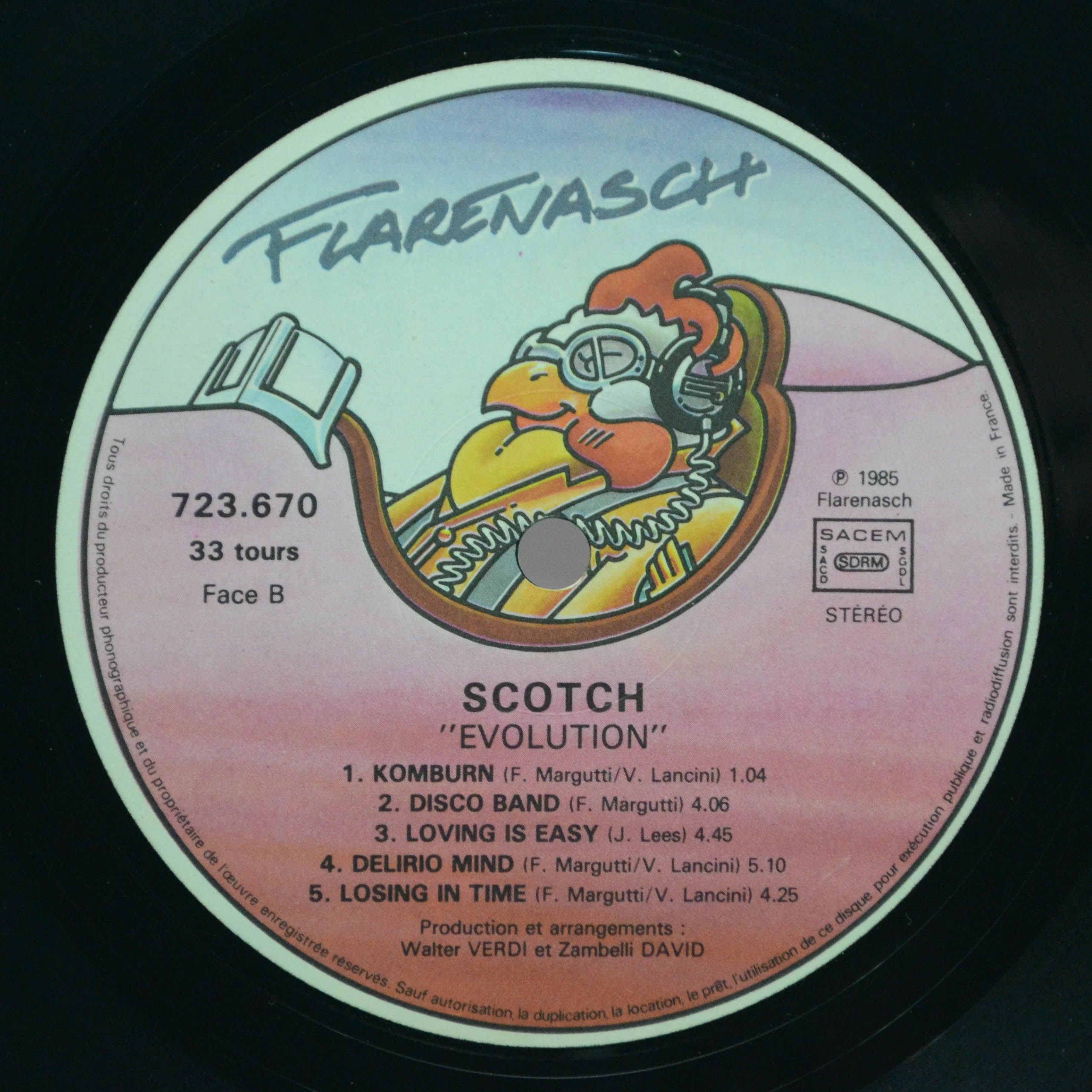 Виниловая пластинка Scotch — Evolution, 1985